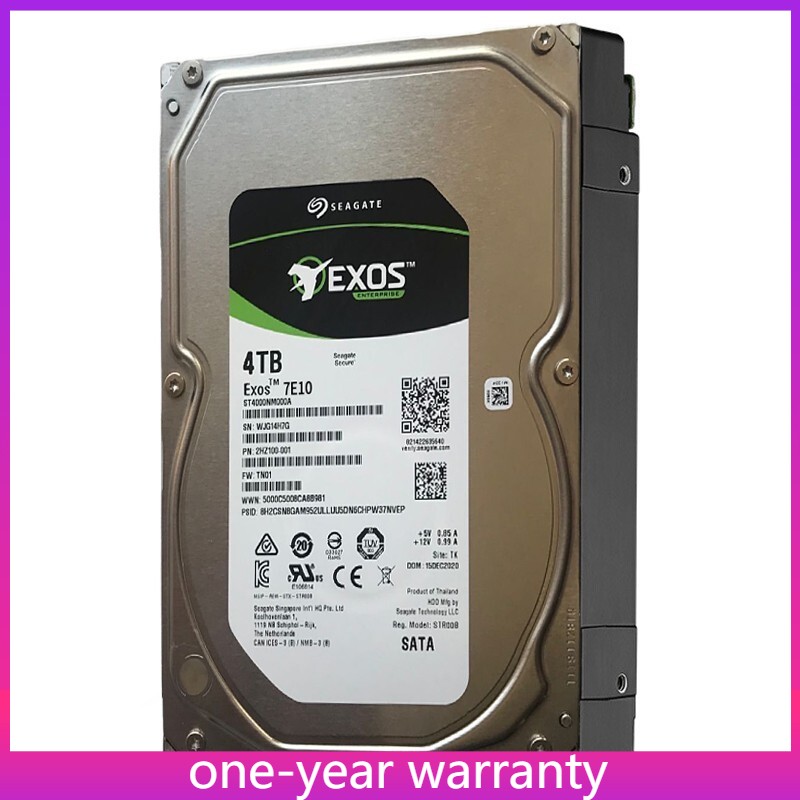 ST4000NM000B Seagate Exos 7E10 4 TB Hard Drive Internal SATA SATA/600
