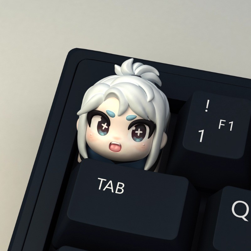 Valorant 3D Character Design Keycap Cute Collectible Gaming Gift Jett Sage Gekko