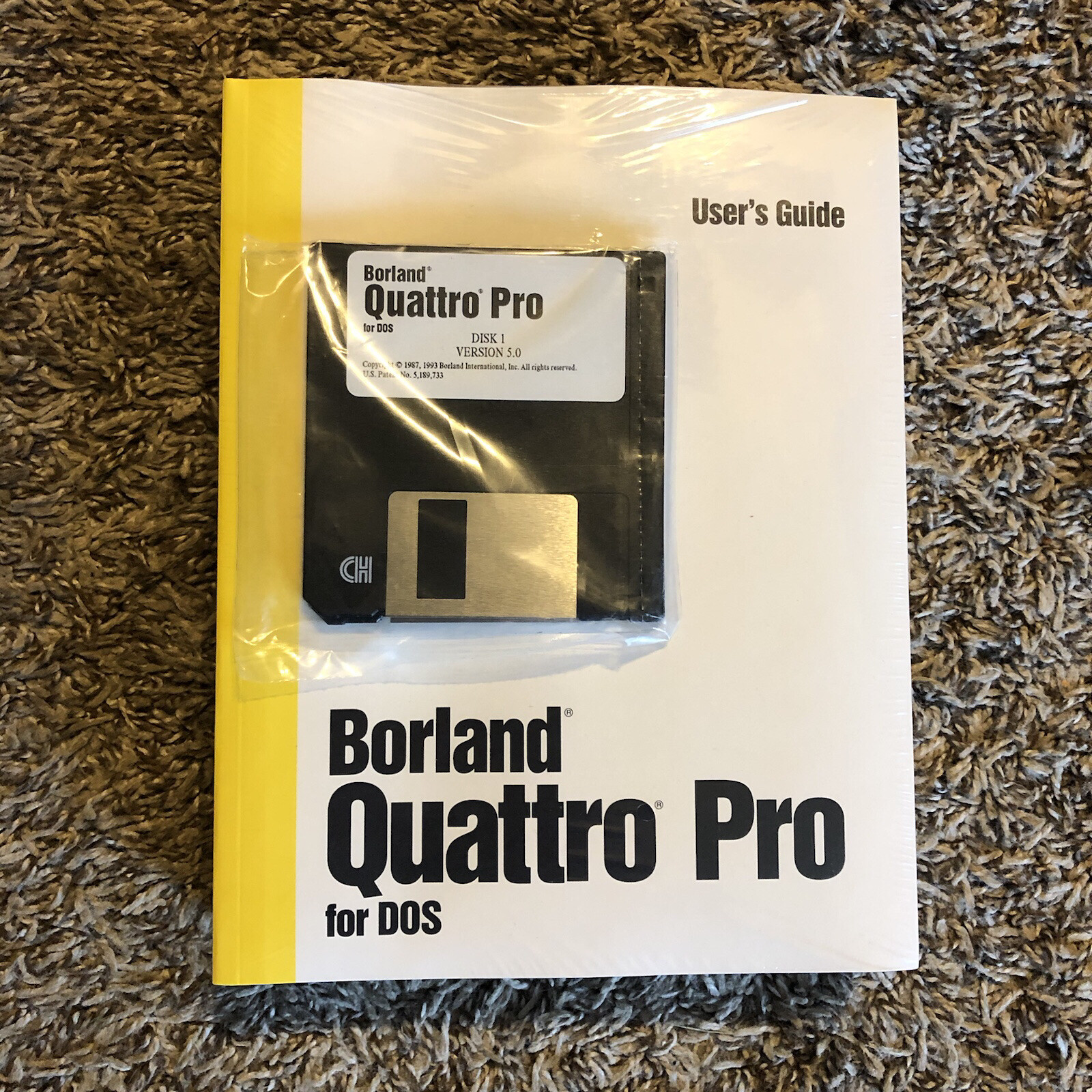 Borland Quattro Pro For DOS, Copyright 1987, 1993 Sealed With Manuals Ver 5.0
