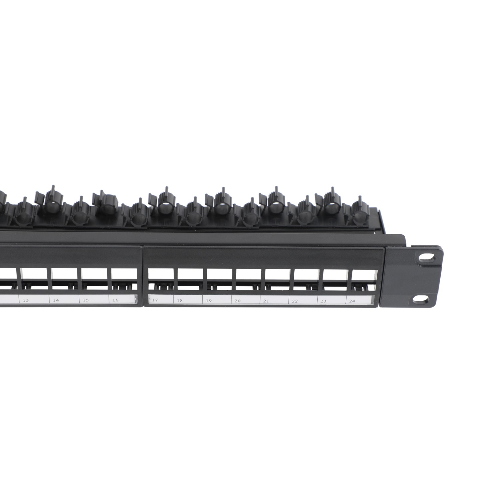 24/48 Port 19 inch Blank Patch Panel Empty with Adjustable Rear Cable Management