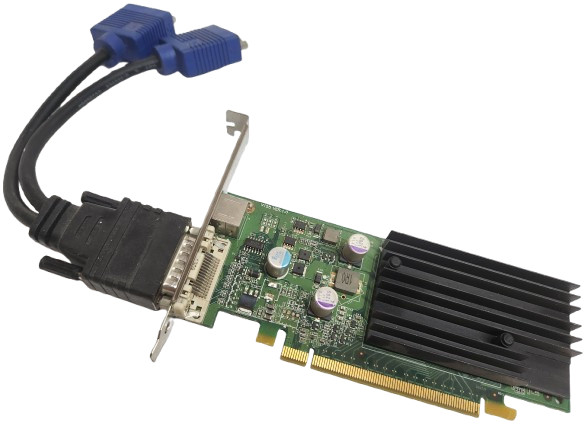 Dell NVIDIA GeForce 9300 GE 256MB Low Profile GPU K192G P805 w/ DMS-59 VGA Cable