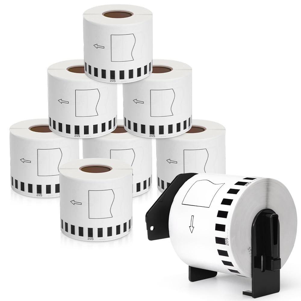 Compatible with Brother DK-2205 DK2205 (2.4 in X 100 Ft) Label Printer Tape