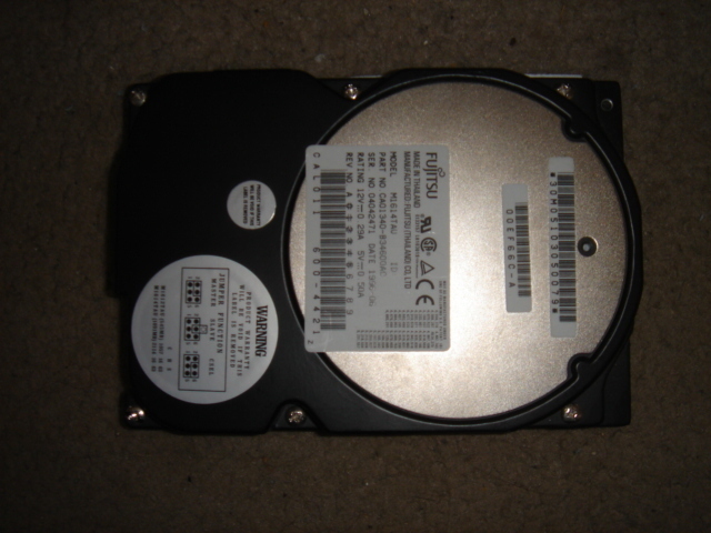 Fujitsu M1614TAU 1.1 GB 3.5 IDE Hard Drive - Rare Vintage Hardware