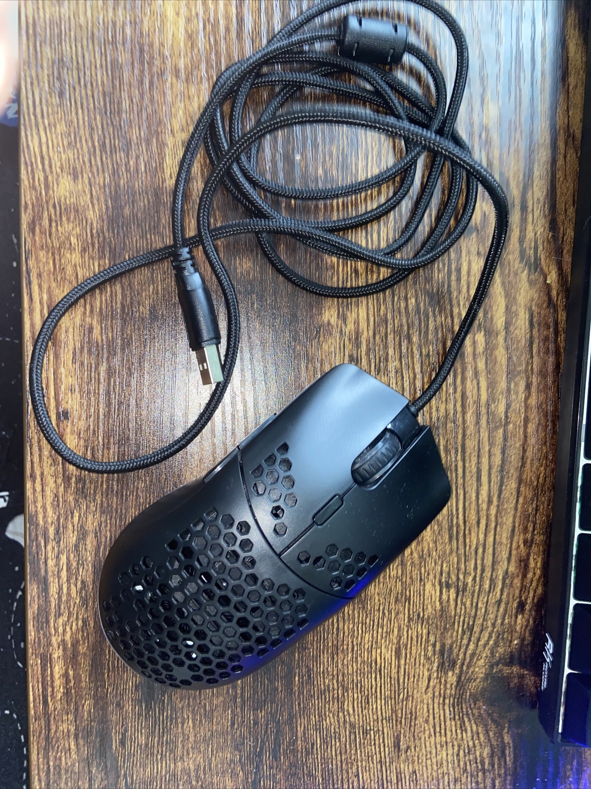 HXSJ Gaming Mouse Wireless Optical USB Backlit Mic with Black Button J900 Wire