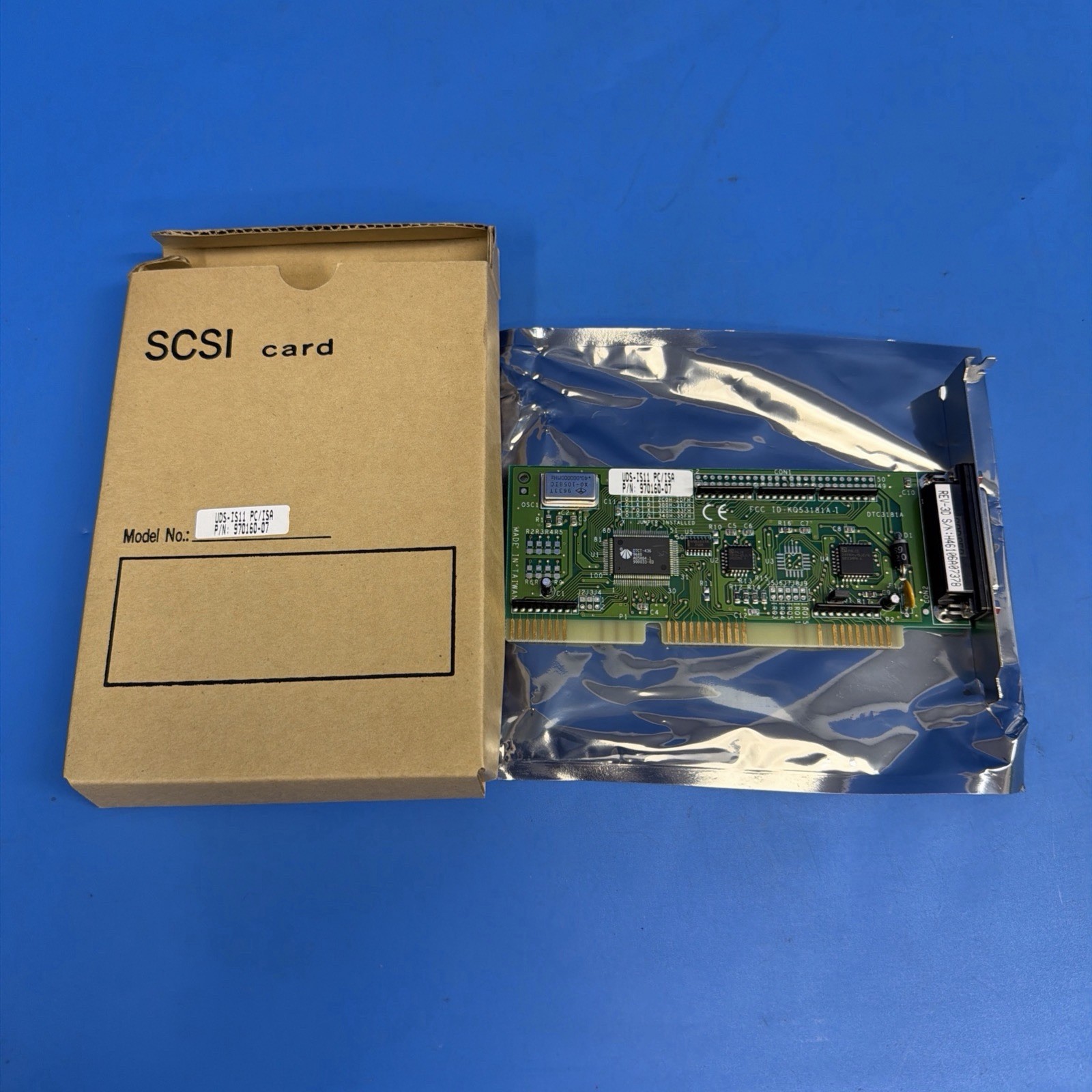 UDS-IS11 PC/ISA 970160-07 DTC3181A ISA SCSI Controller Card Open Box