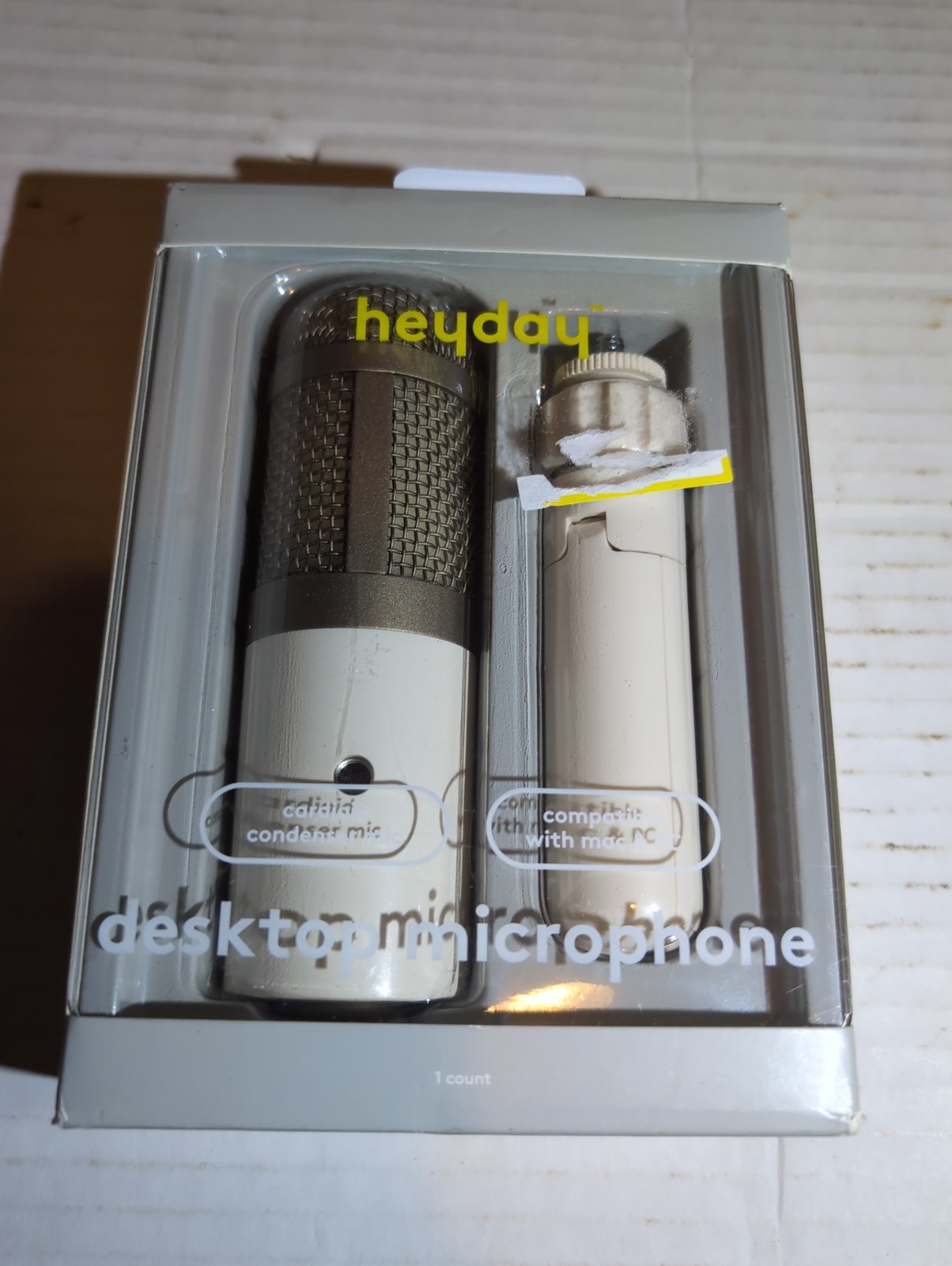 Heyday Desktop Microphone - Stone White