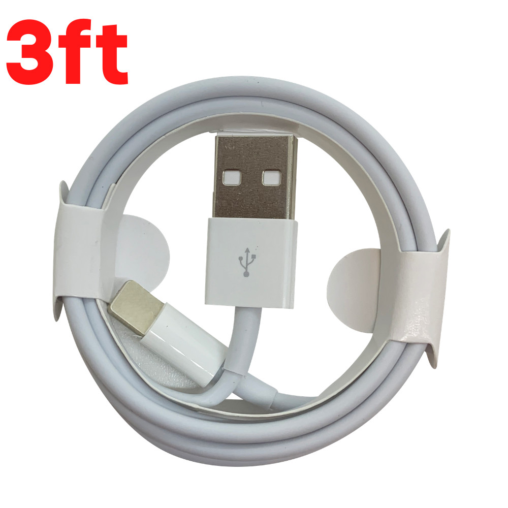 Wholesale 3/6ft 10x Lot Fast Charging Cable Charger Data For Phone 12 11 8 Cord