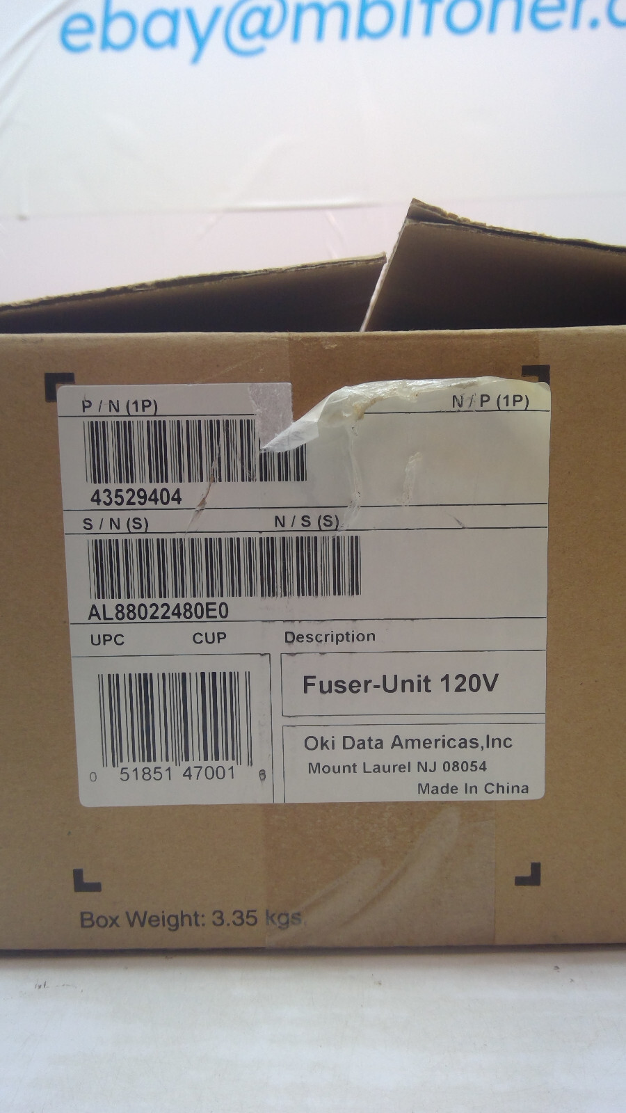 Okidata C8600/C8800/C810/C830/MC860 Fuser Unit 43529404