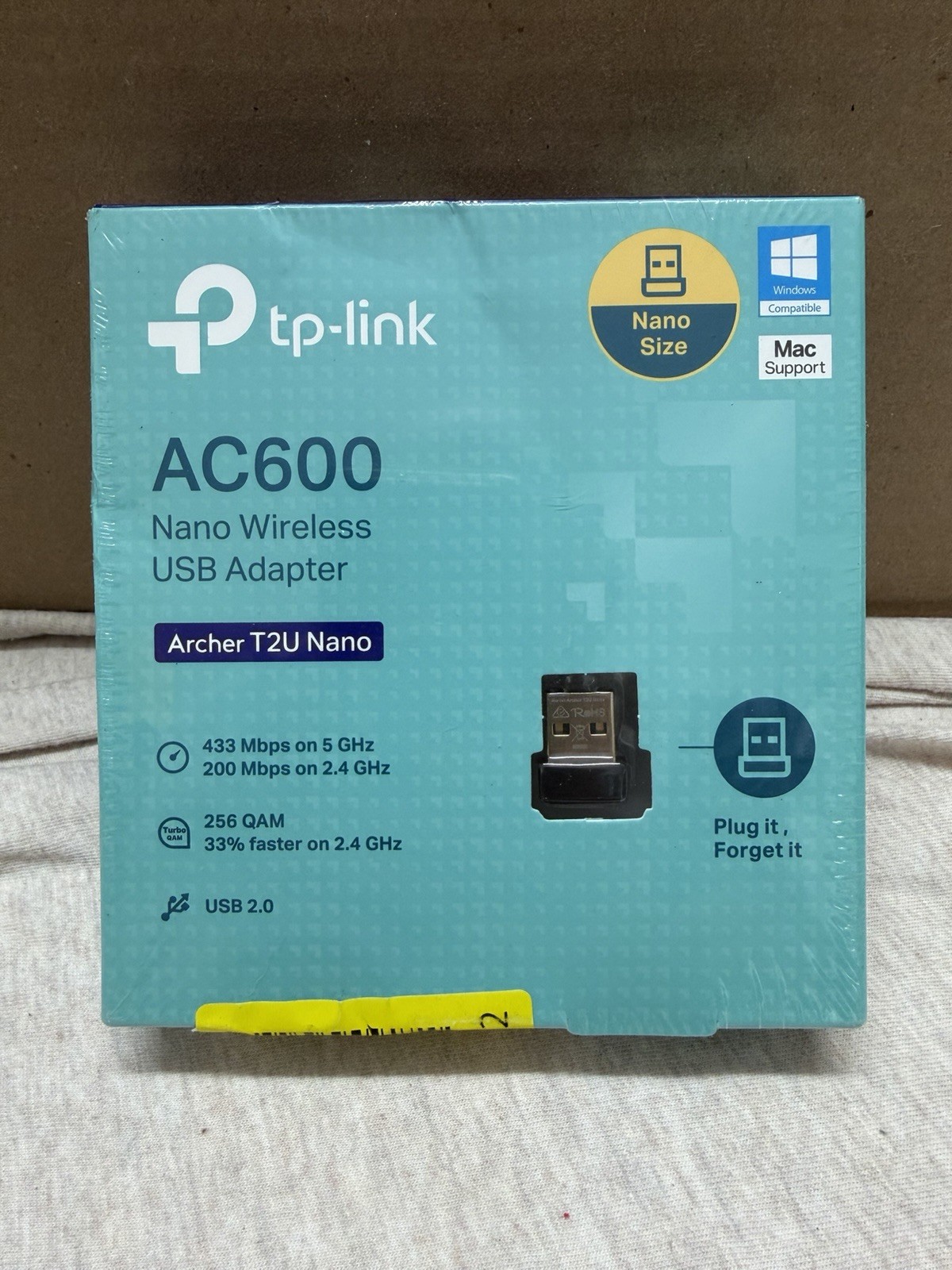 TP-Link Archer T2U Nano AC600 USB WiFi Adapter Dual Band Wireless New