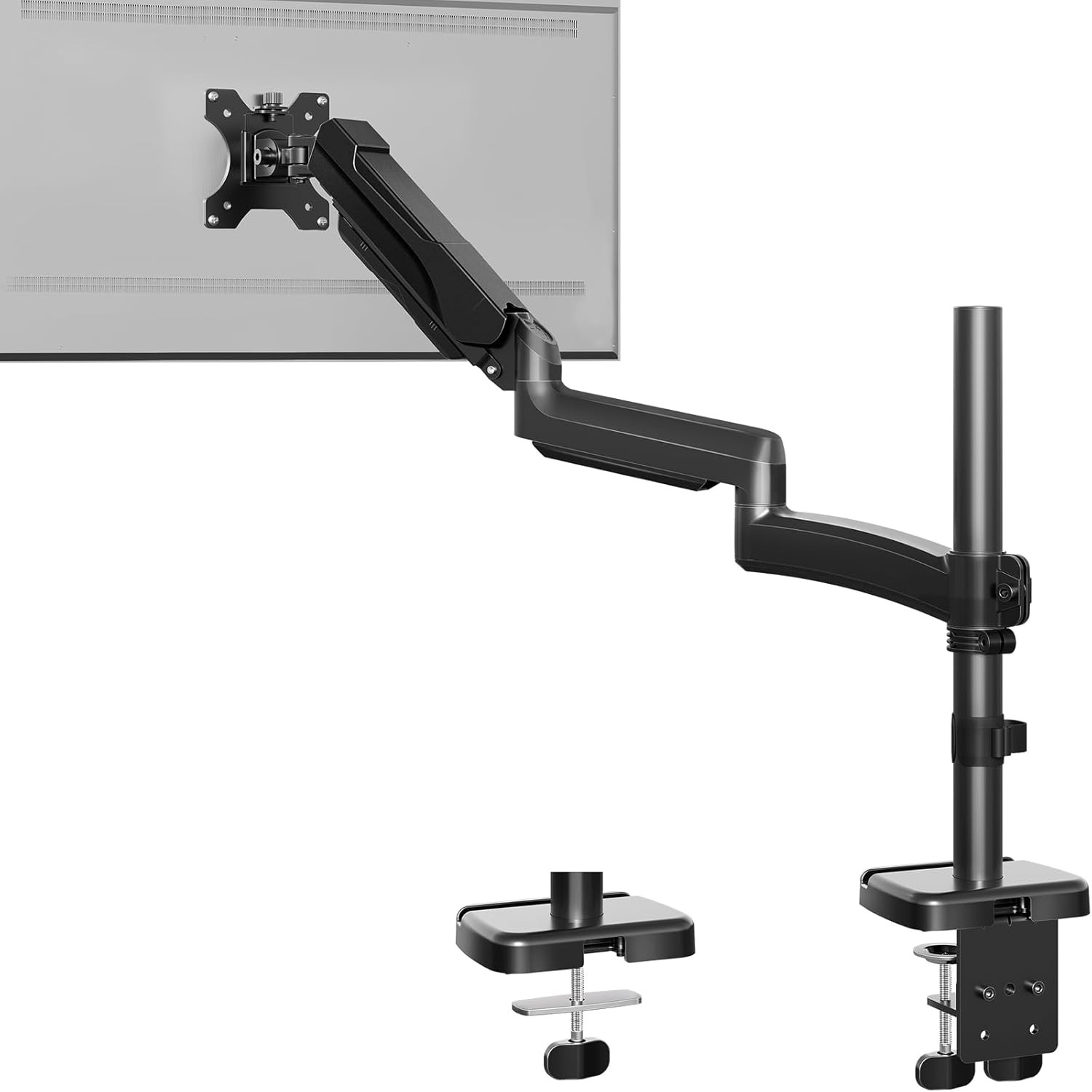 Long Arm Monitor Mount, 13 to 32 Inch Computer Desk Mount, Extra Long