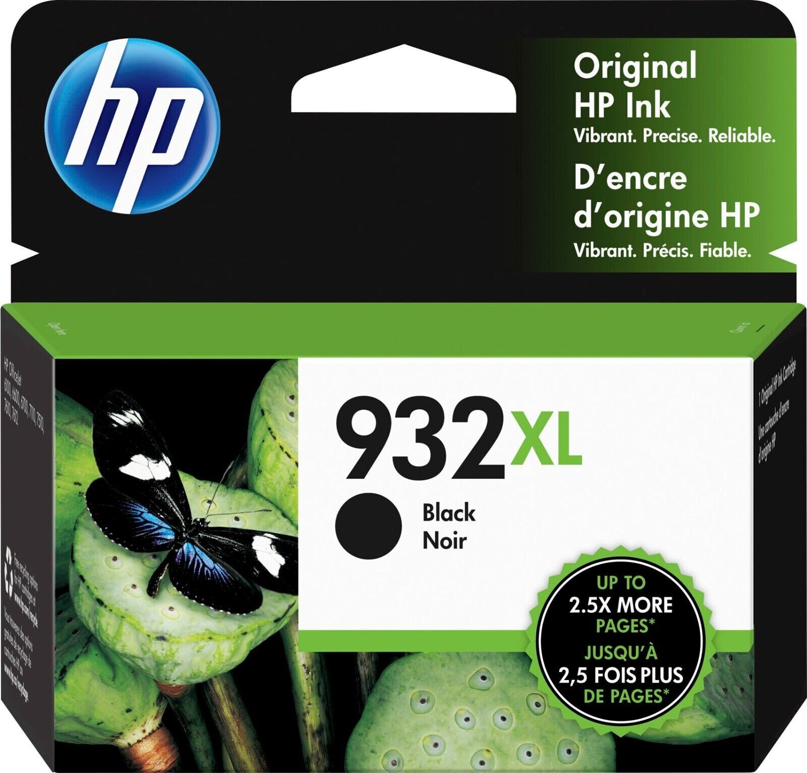 Genuine HP 932XL Black Printer Ink Cartridge CN053AN EXP 02/2022