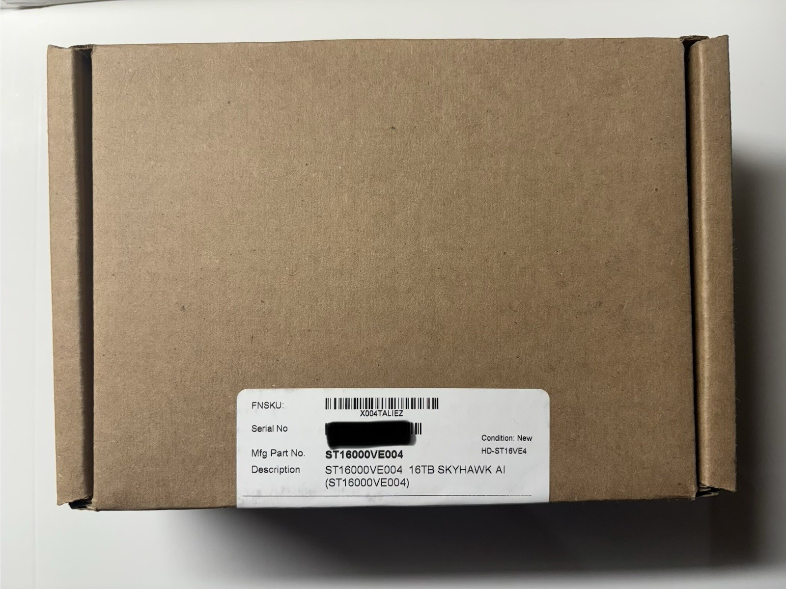 NEW Seagate SkyHawk 16TB Internal Hard Drive ST16000VE004 (SEALED)
