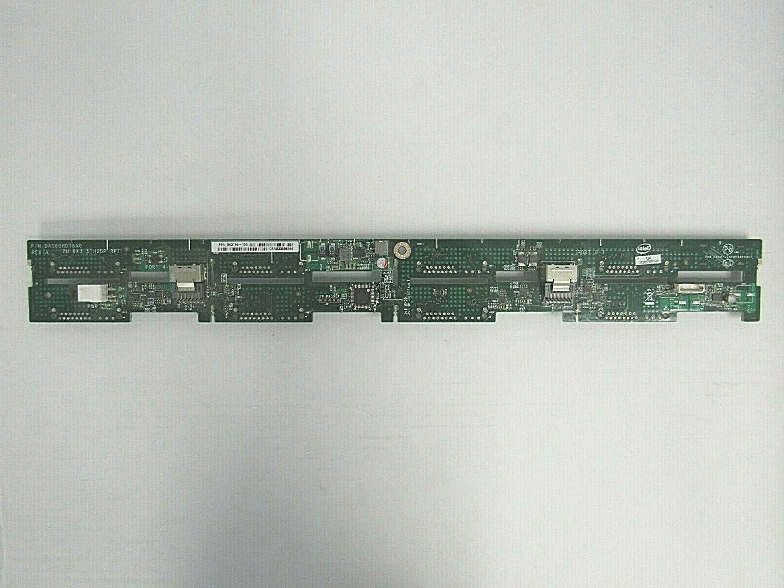 Intel DAS6GHD76A0 G43195-150 SAS 2U 8 x 3.5" Hot Swap Backplate 18-2
