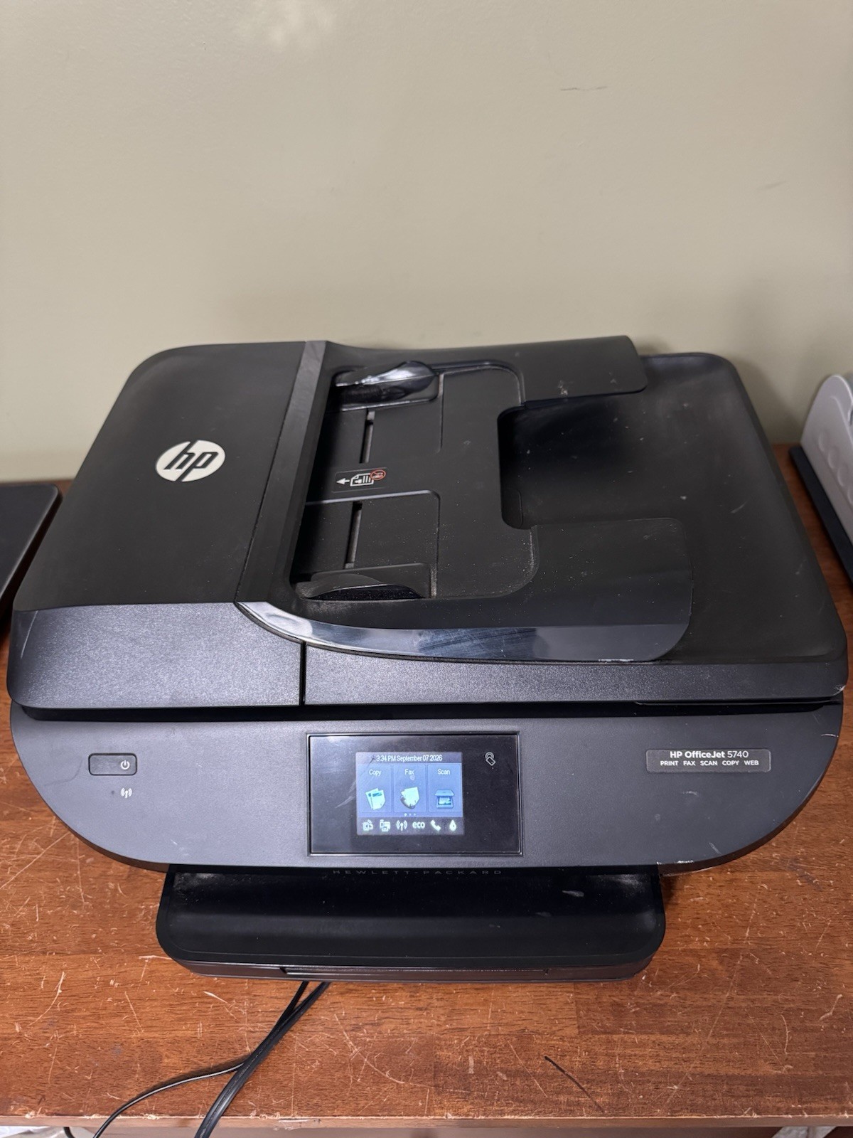 HP Officejet 5740 All-  In- One  Wireless Printer- Read Description.