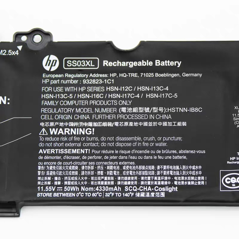 Genuine OEM SS03XL Battery for HP EliteBook 840 G5 G6 730 735 740 G5 933321-855