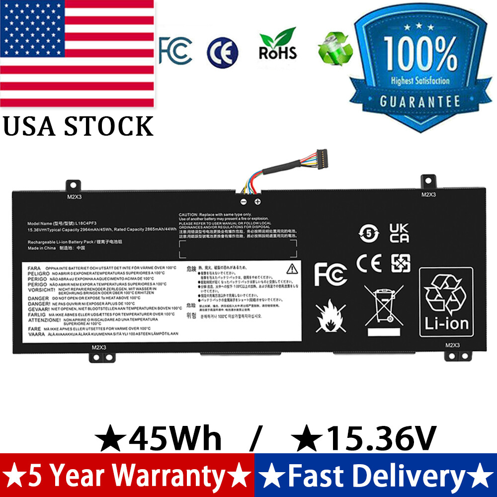 L18C4PF3 Battery for Lenovo IdeaPad Flex-14IWL C340-14API S540-14API L18M4PF3