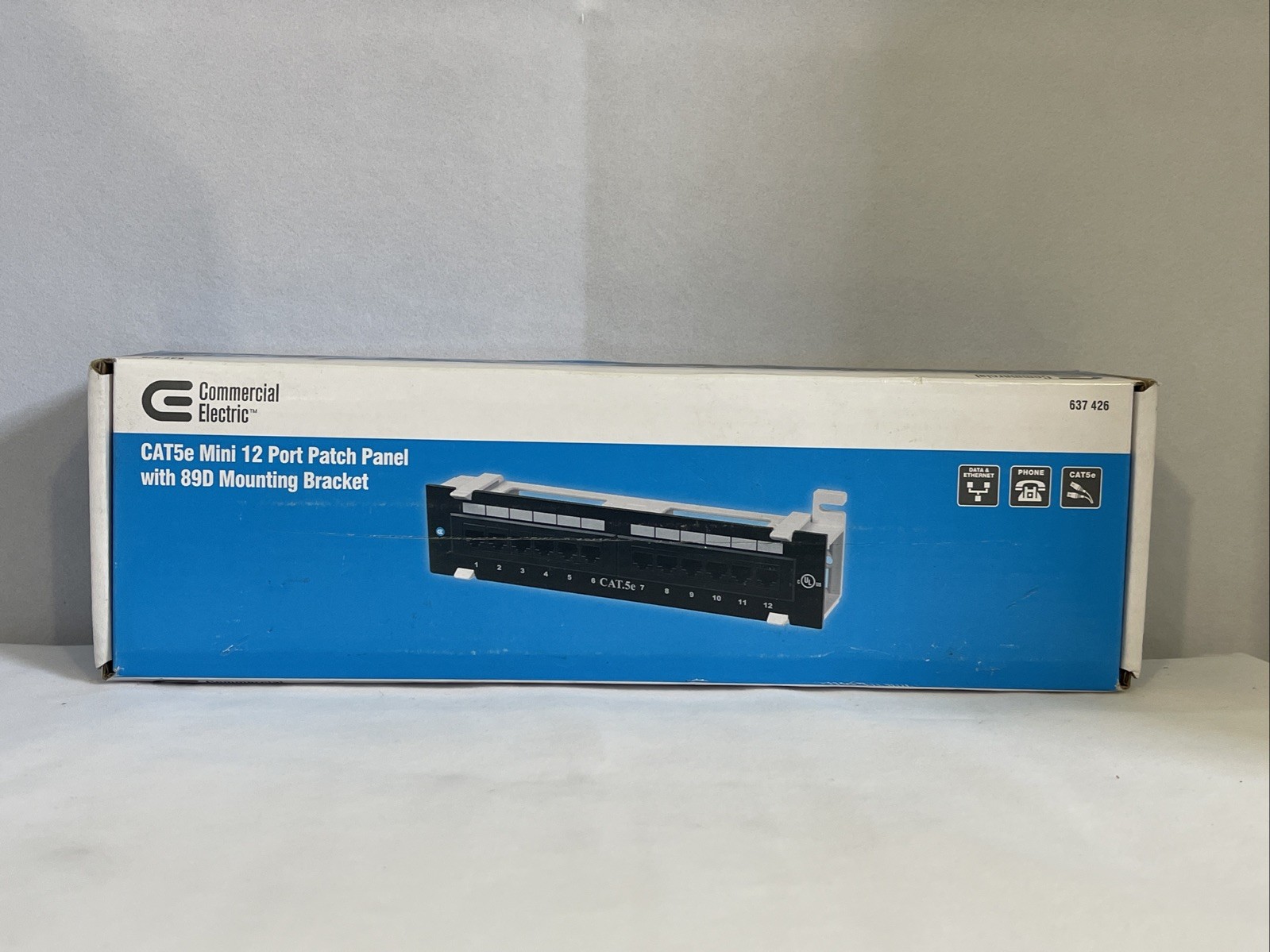 Compaq C4155 CART Mini 12-Port Patch Panel CAT5e New Old Stock Sealed In Box