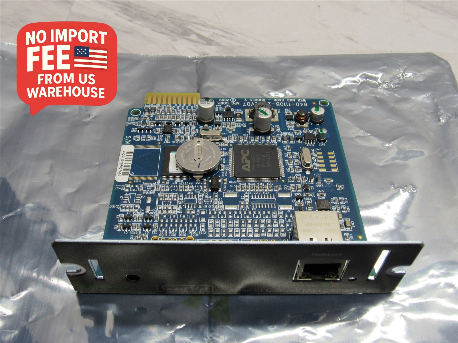 APC Schneider Electric Smart Slot AP9630 UPS Network Management Card 2 refurbish
