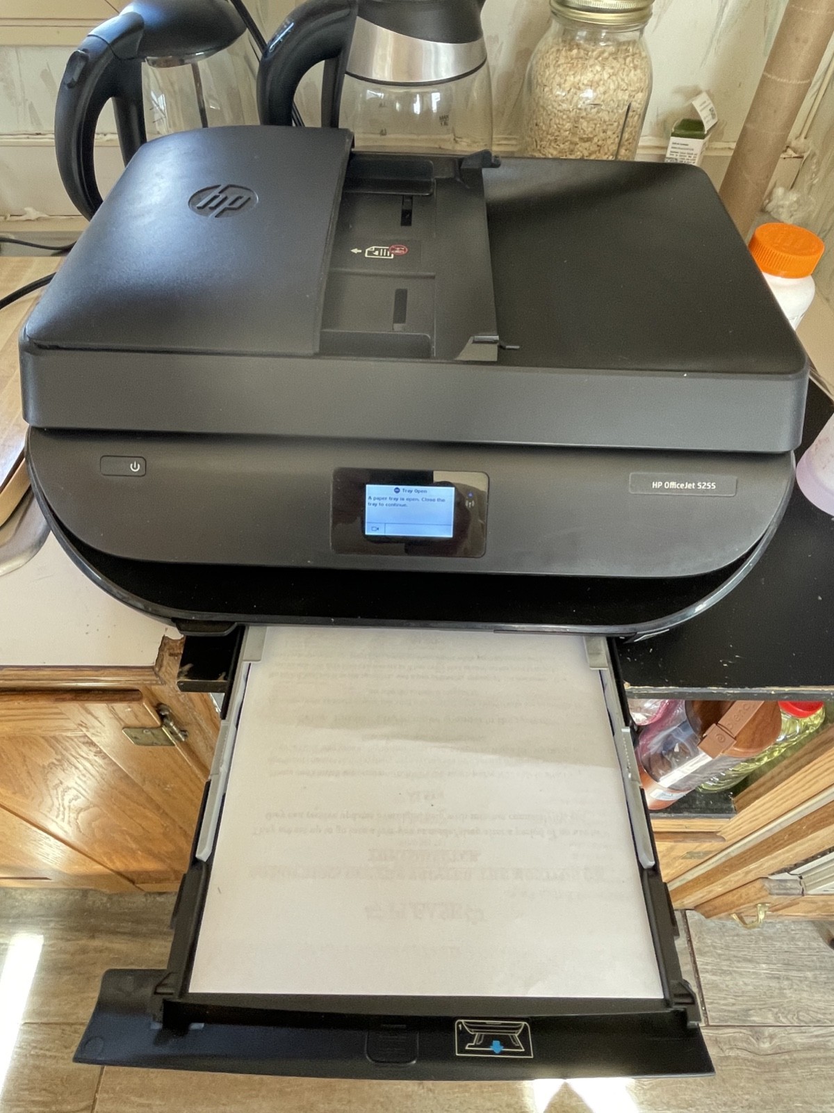 HP OfficeJet 5255 Wireless Color Inkjet All-In-One Printer-WORKS-READ