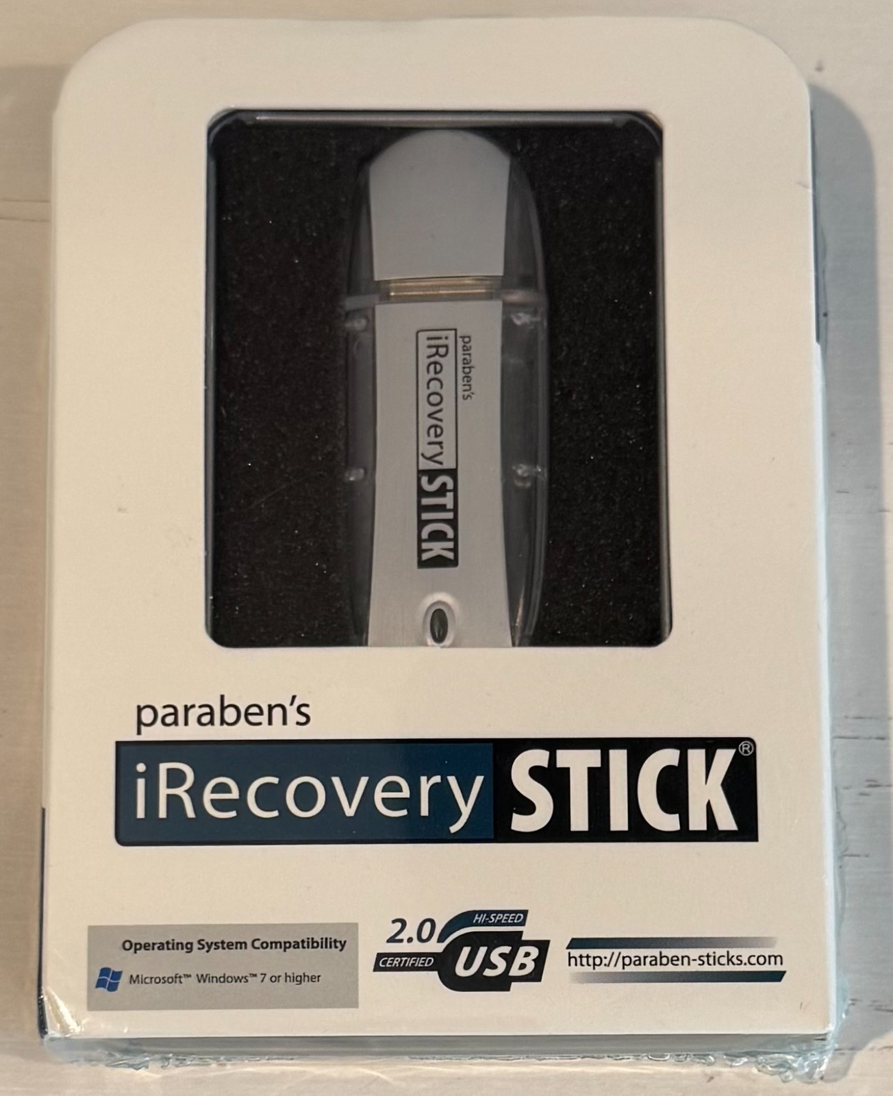 Paraben's iRecovery Data Backup Stick new and sealed package