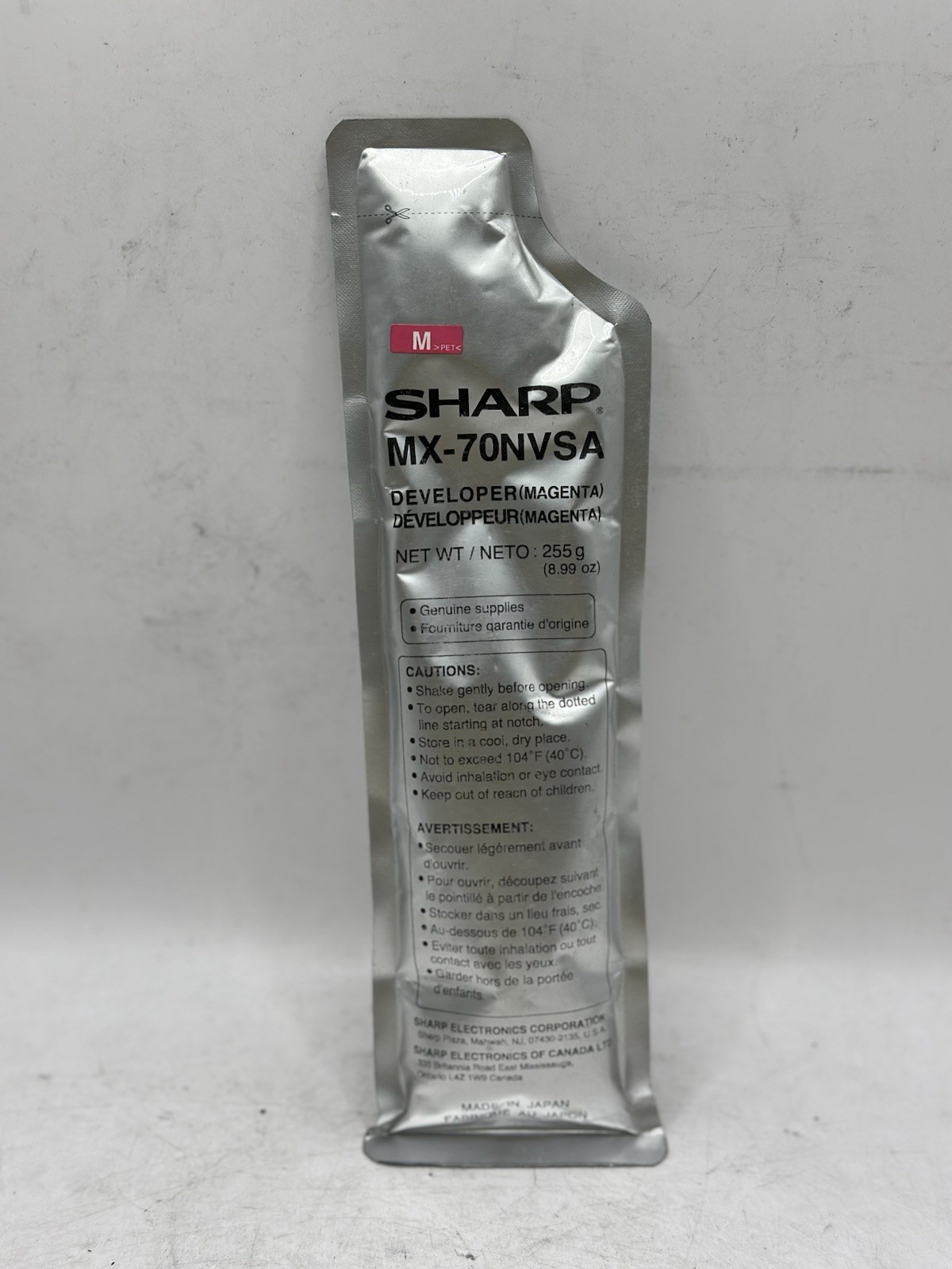 Genuine Sharp Developer MX-70NVSA/Magenta