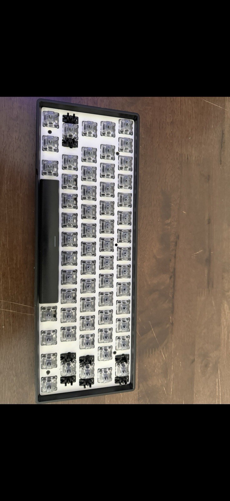 GK61 Mechanical Gaming Keyboard With  RGB Lights hotswap speed silverswitches