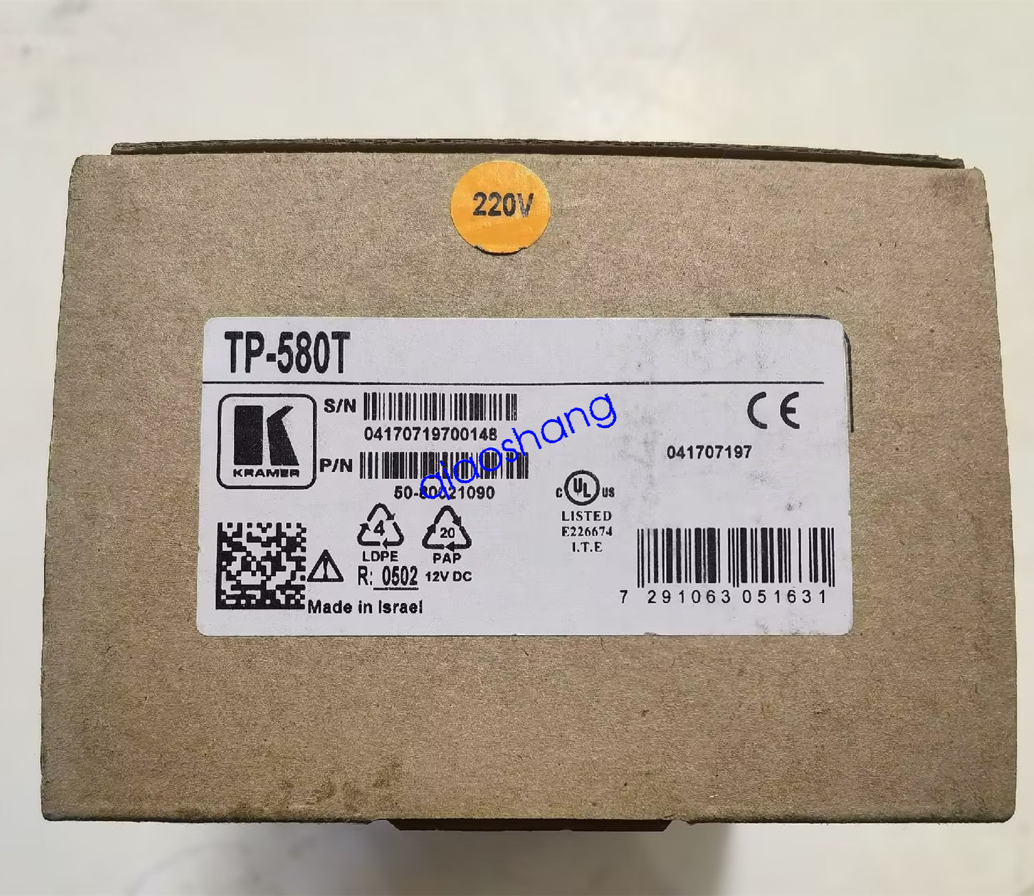 1pcs Kramer TP-580T transmitter  Brand New  FedEx or DHL