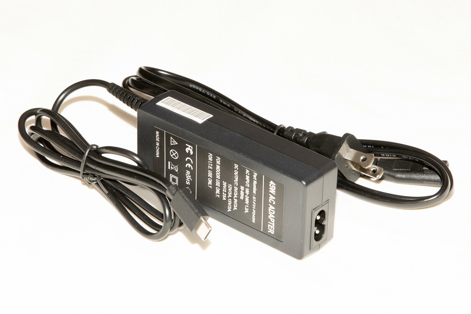 AC Power Adapter USB-C Charger For HP P/N TPN-DA04 828769-001 828622-003 ADP-45M