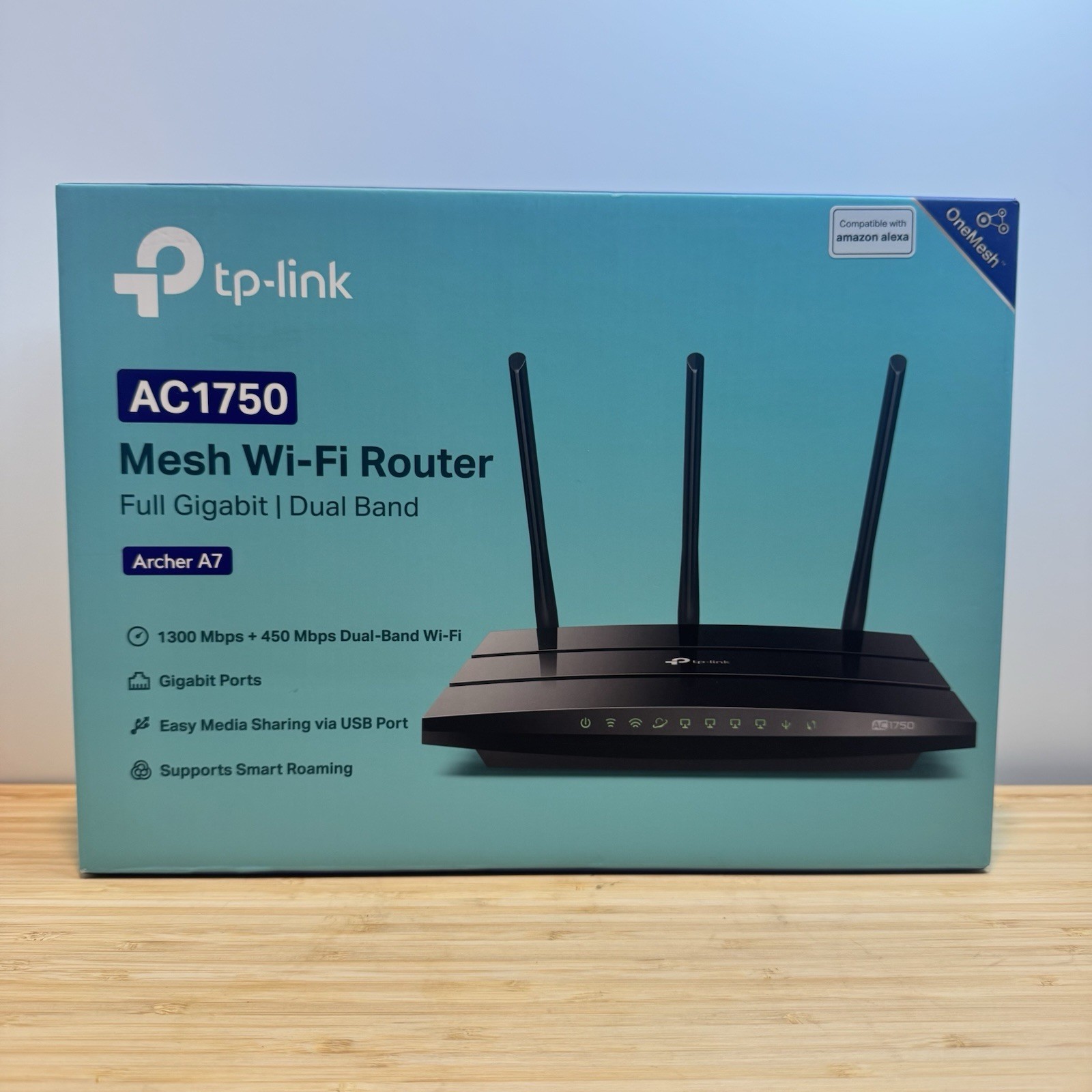 TP-Link Archer A7 AC1750 Mesh Wi-Fi Router Dual Band Gigabit USB New
