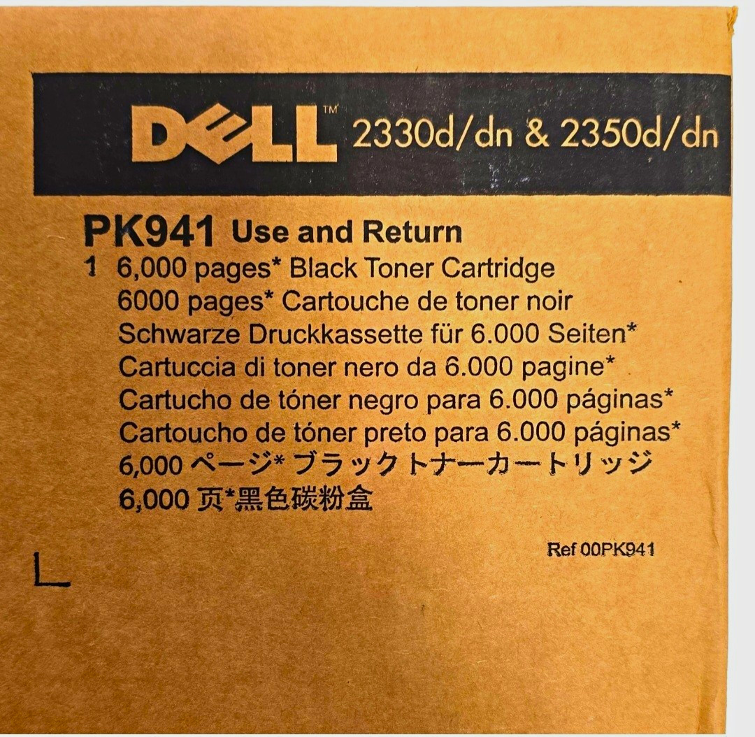Dell PK941/0PK941 Black Genuine Laser Toner 6000 Pages for 2330/2350
