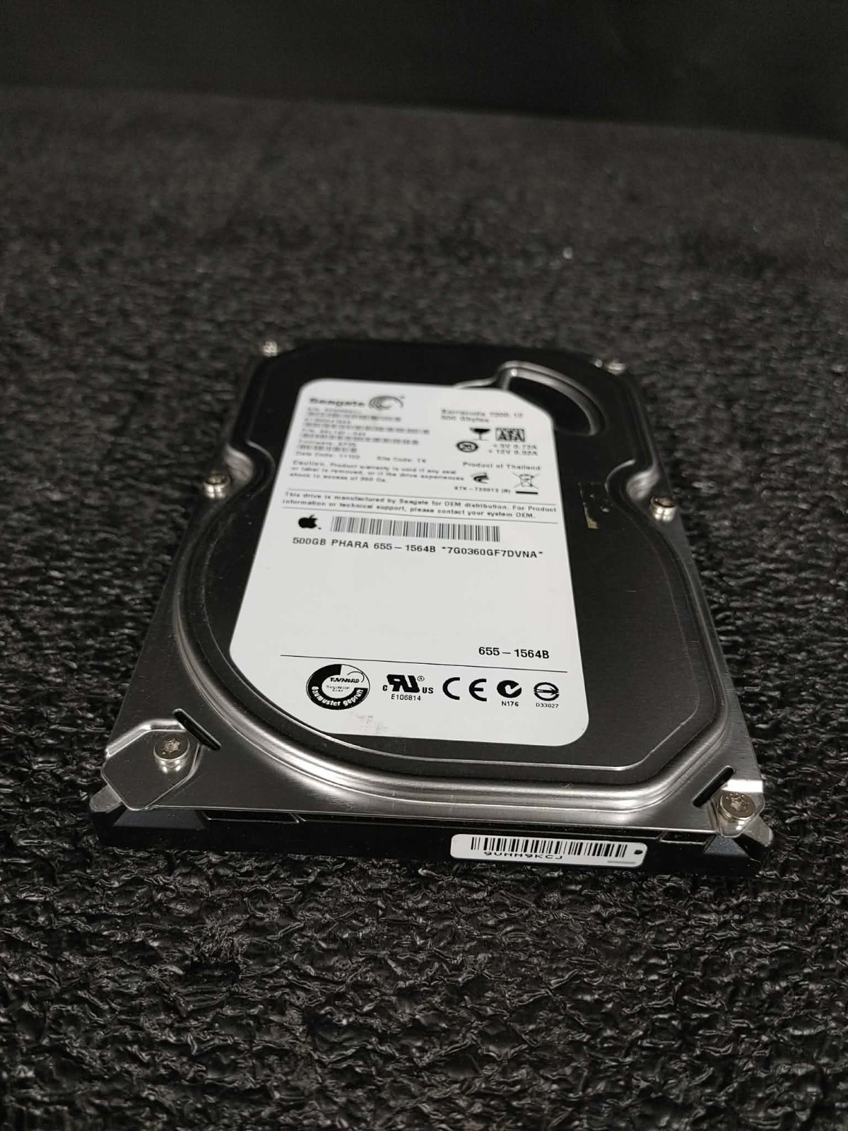 Apple 655-1564B ST3500418AS 500GB 7.2K RPM 16MB FW AP25 DC 11102 SATA 3.5" HDD