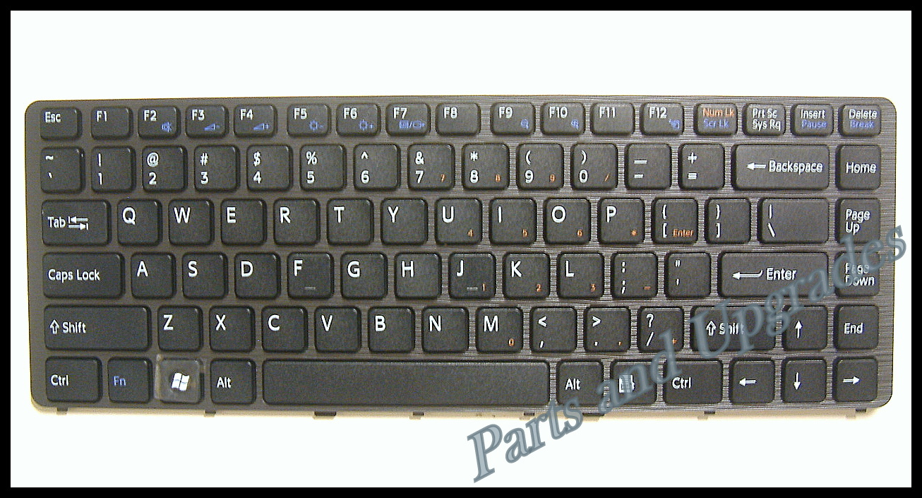 OEM SONY Vaio VGN-NW240F VGN-NW240F/B VGN-NW240F/S /T Black Keyboard W/Frame NEW