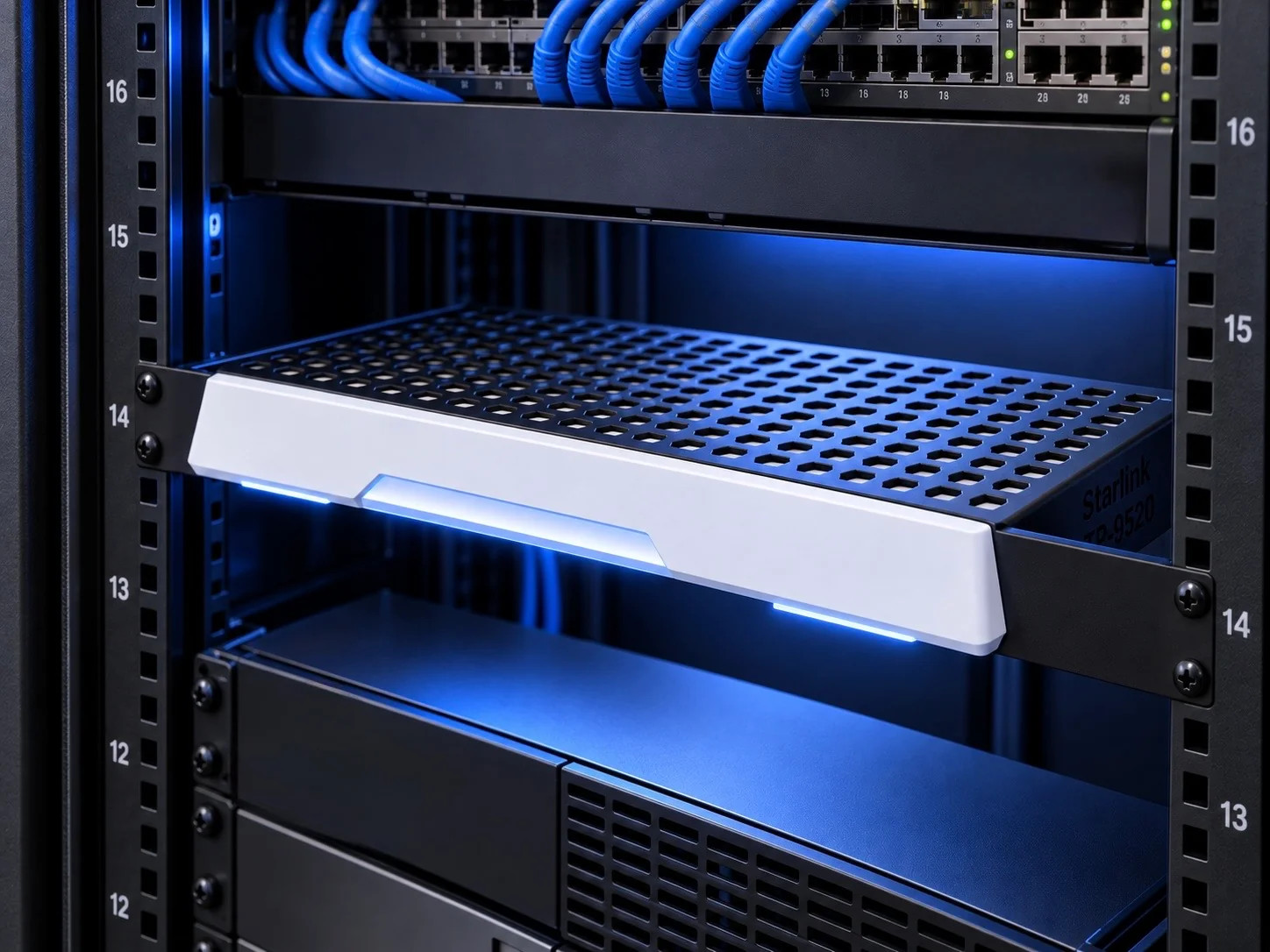 Starlink Advanced Power Supply Rack Mount Carbon Fiber UTP-252C