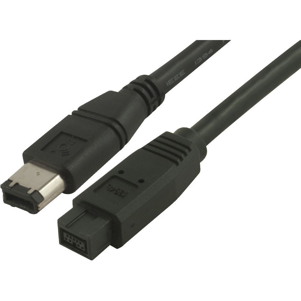 Bizlander Firewire cable 800 IEEE1394B 9 Pin to 6 Pin Male to Male 6 Ft 1.8M MNG