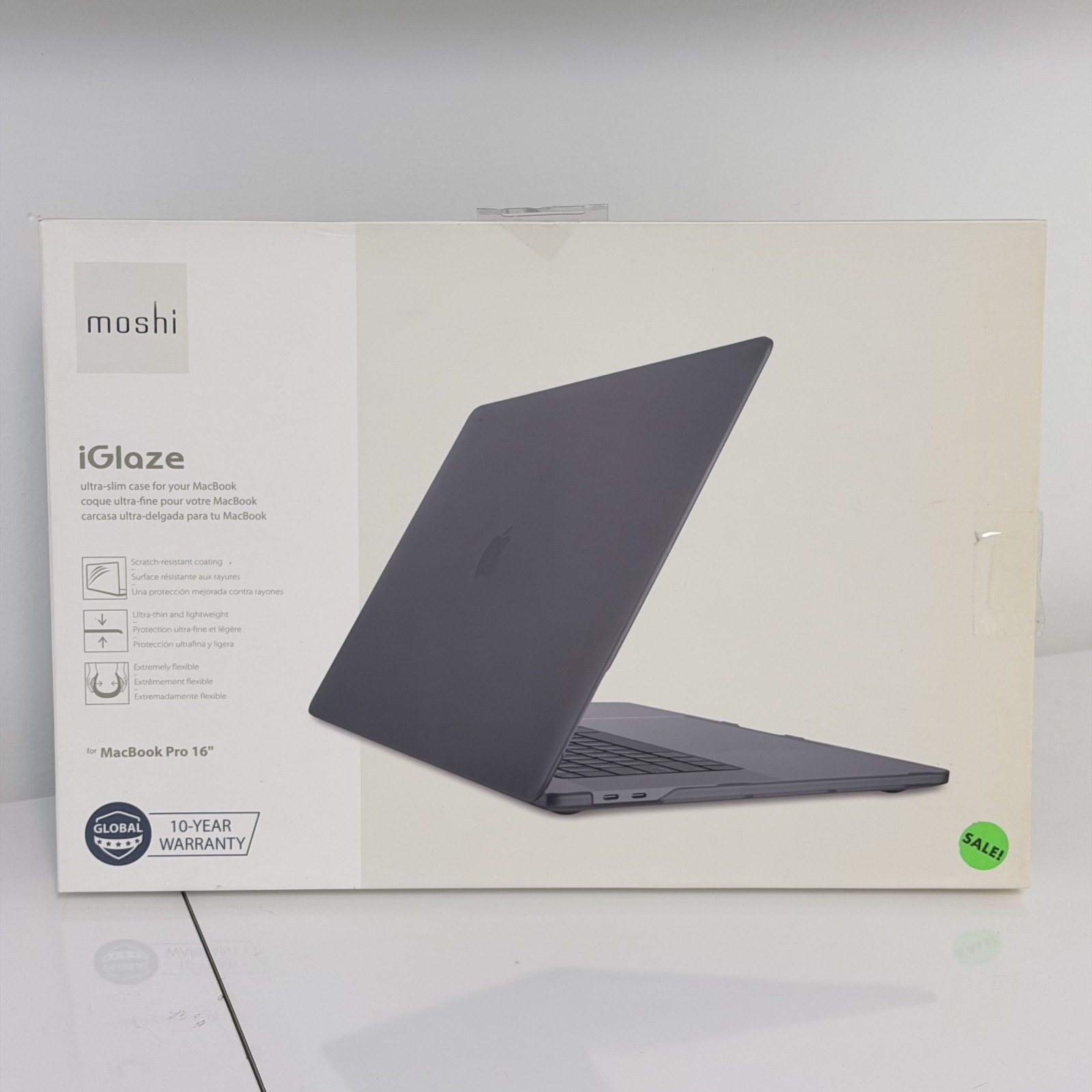 New Moshi iGlaze Ultra-Slim Case for 2019 MacBook Pro 16" Black 99MO124001
