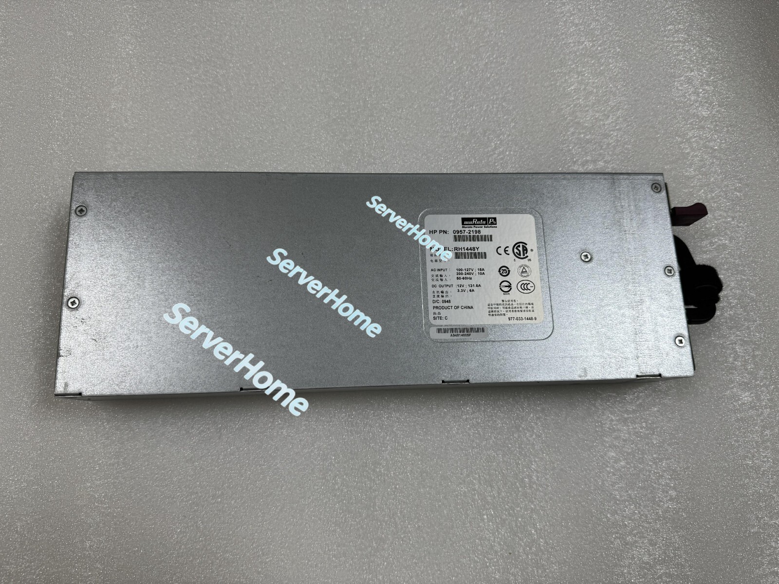 HP 0957-2198 1600W  RX6600 RX3600 RX4640 AD052A Reduntant Power Supply.