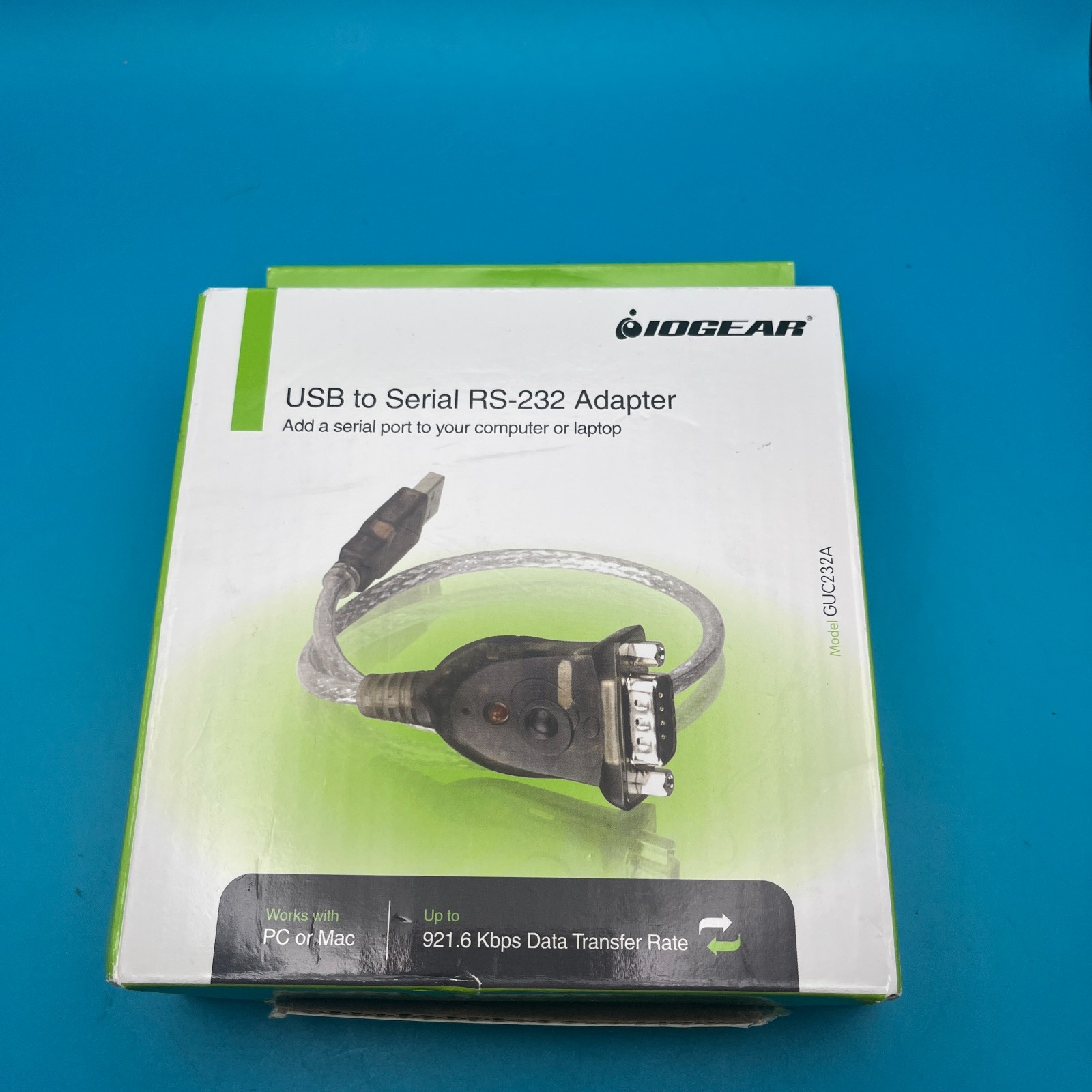 IOGEAR USB to Serial RS-232 Adapter Model GUC232A