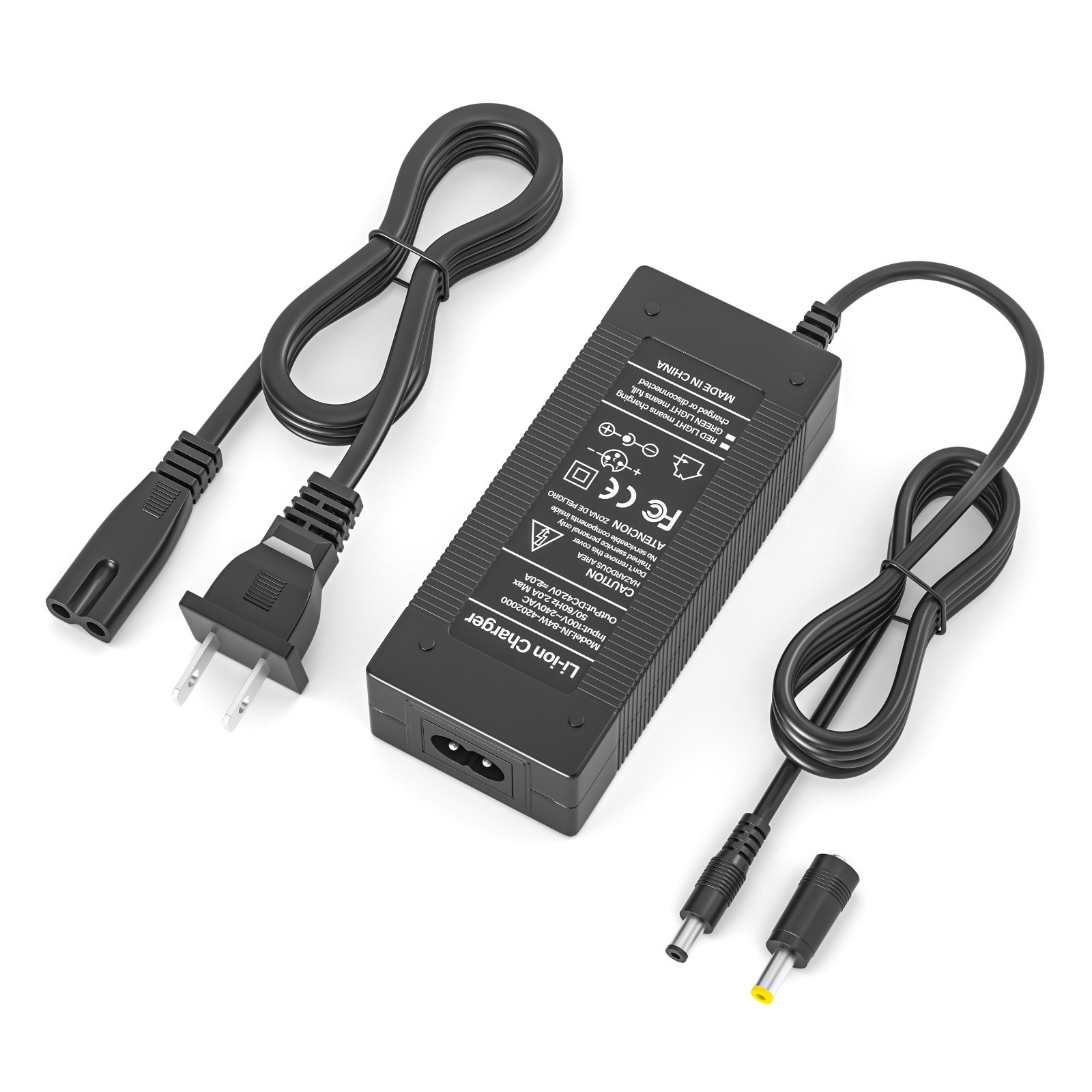 New 42V Charger 1 Prong Fast 2A for 36 Volt gotrax Electric Charger