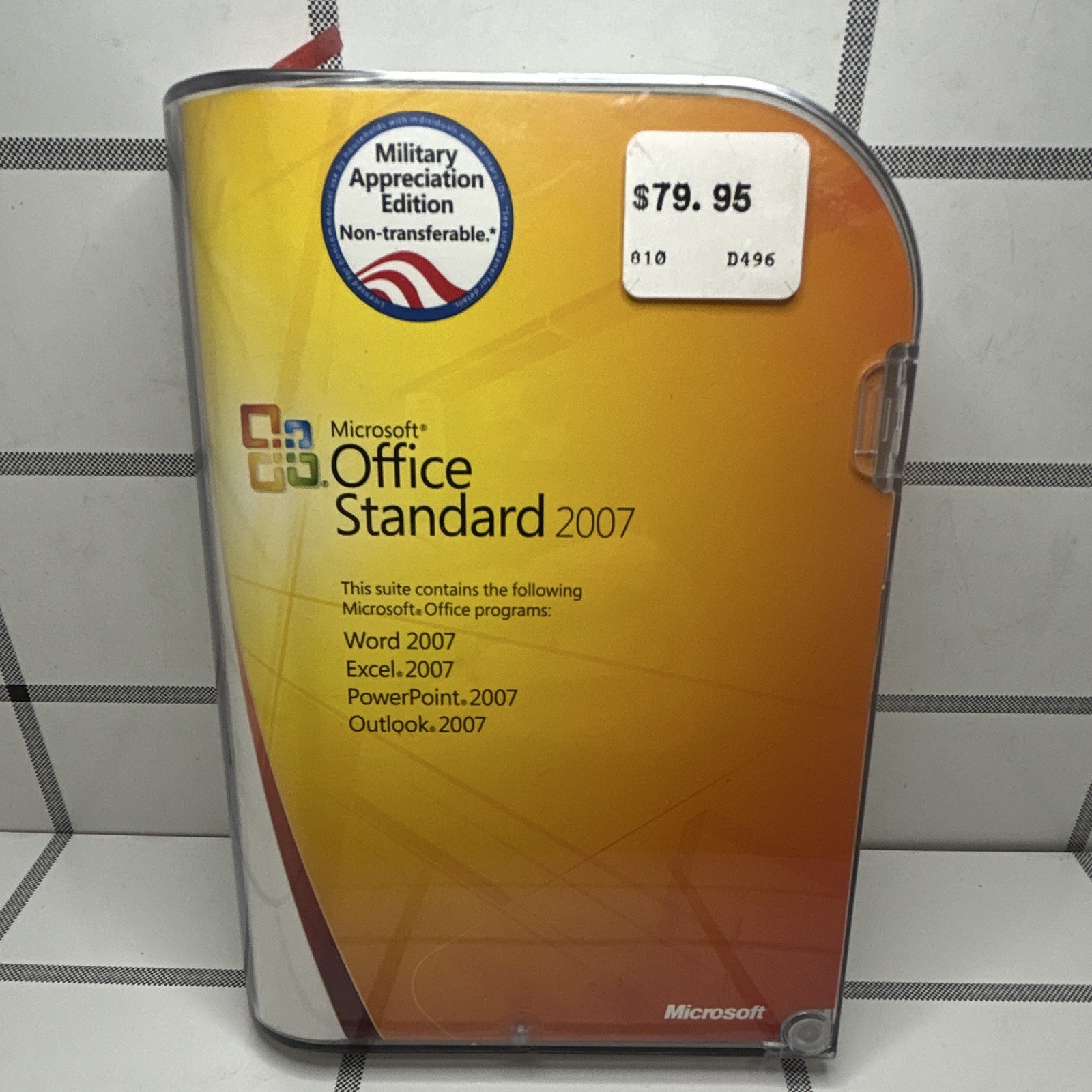 Microsoft Office Standard 2007 Military Appreciation Edition Sealed New