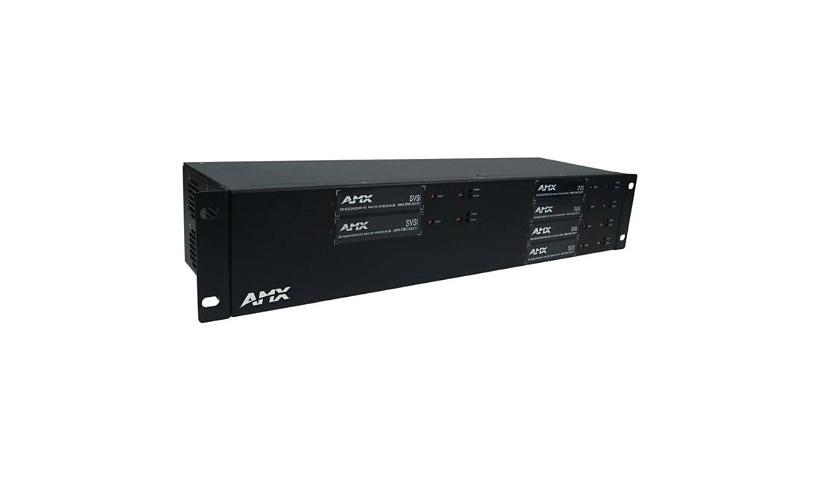 AMX 2RU Rack Mount Cage with Power for Six SVSI N-Series Card -FGN9206