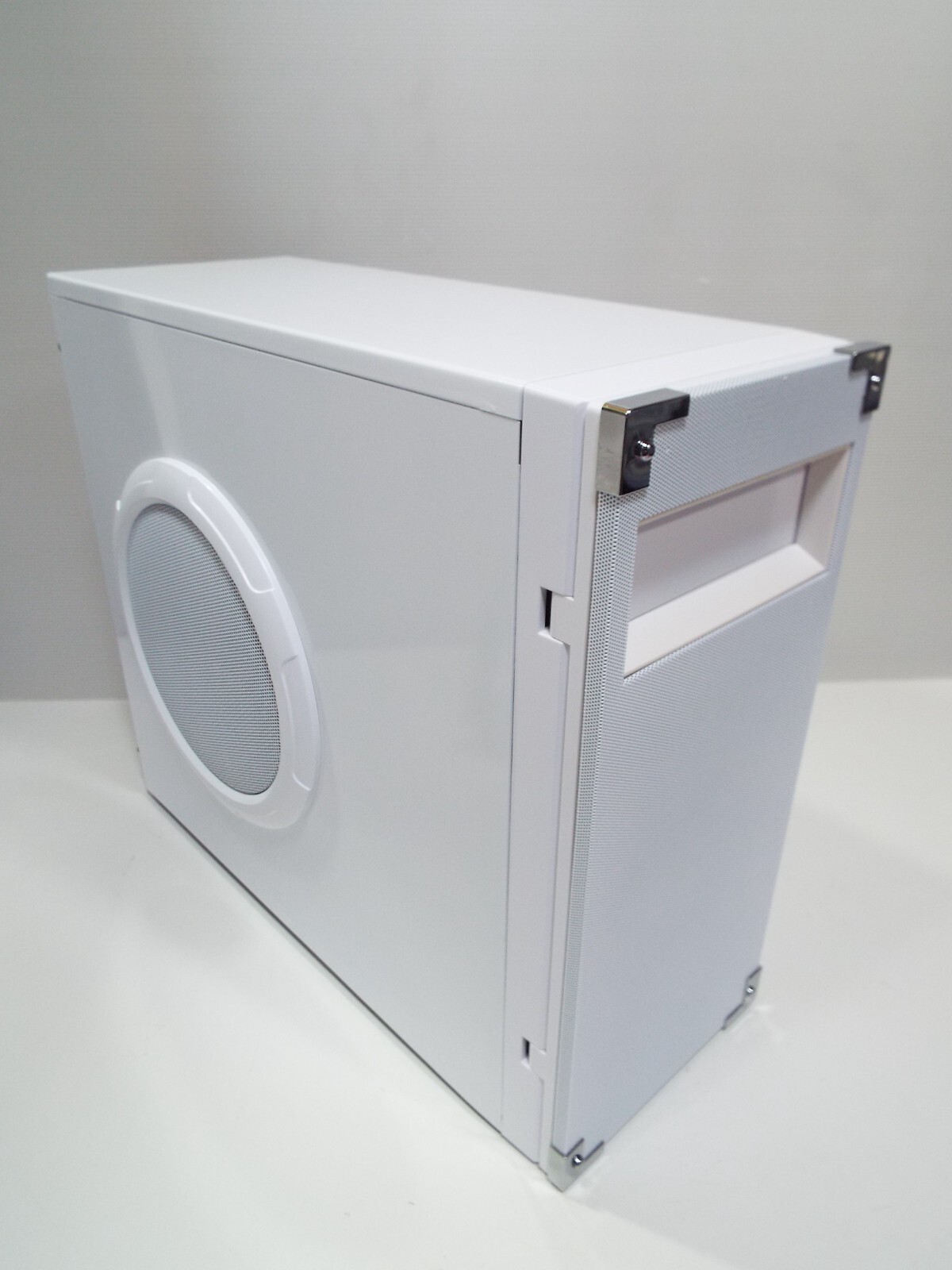AOpen Pure white ATX Mid Tower Computer Case PC Chassis Desktop Vintage Retro
