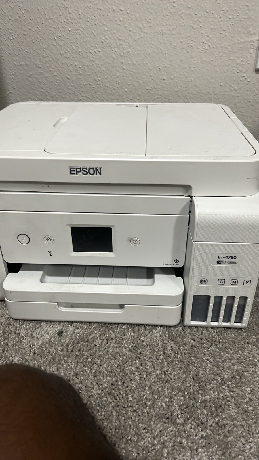 Epson EcoTank ET-4760 All-In-One Color Inkjet Printer Wireless Ethernet Fax