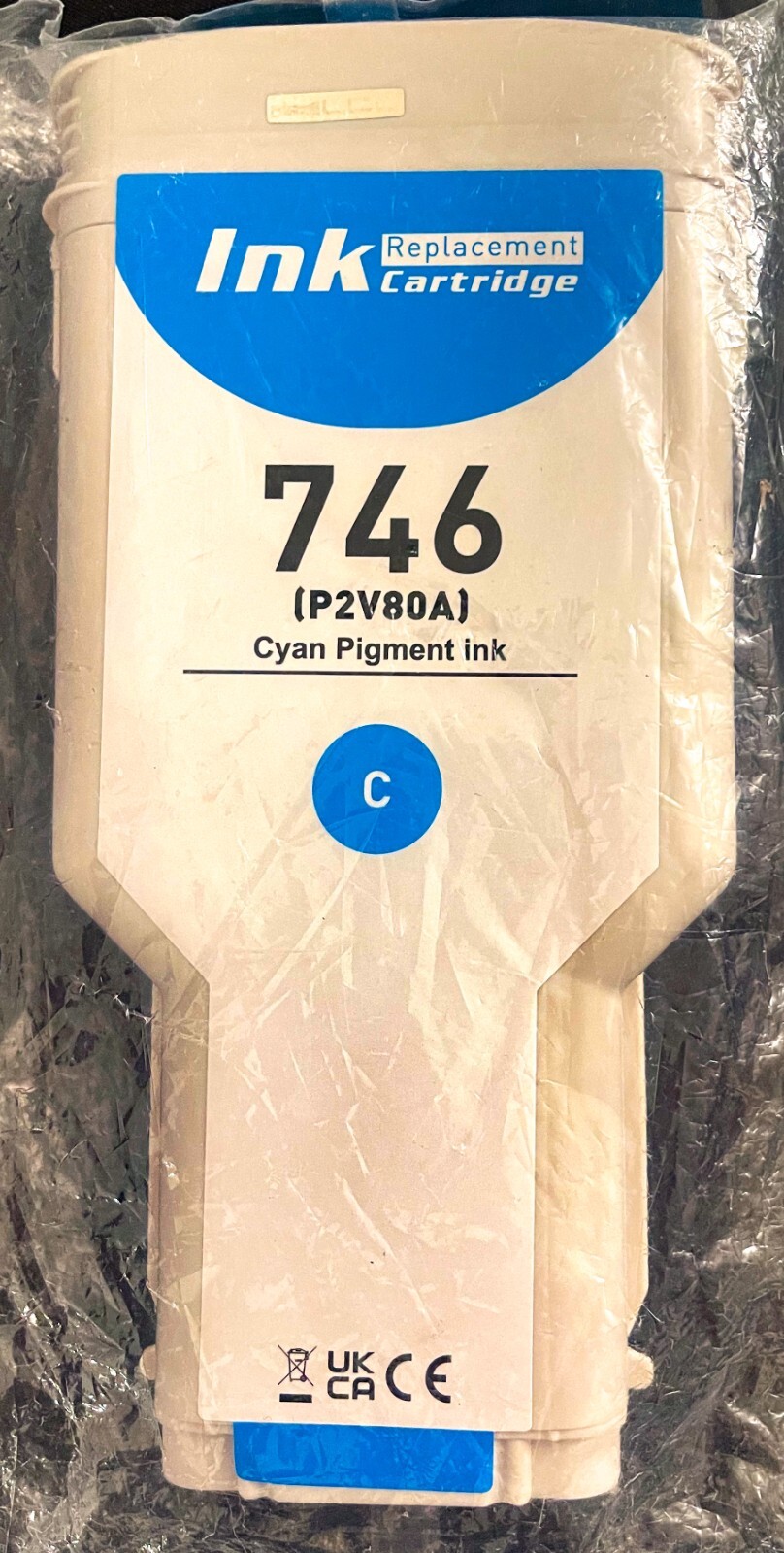 LCL 746 (P2V80A) Cyan Pigment Ink Replacement Cartridge