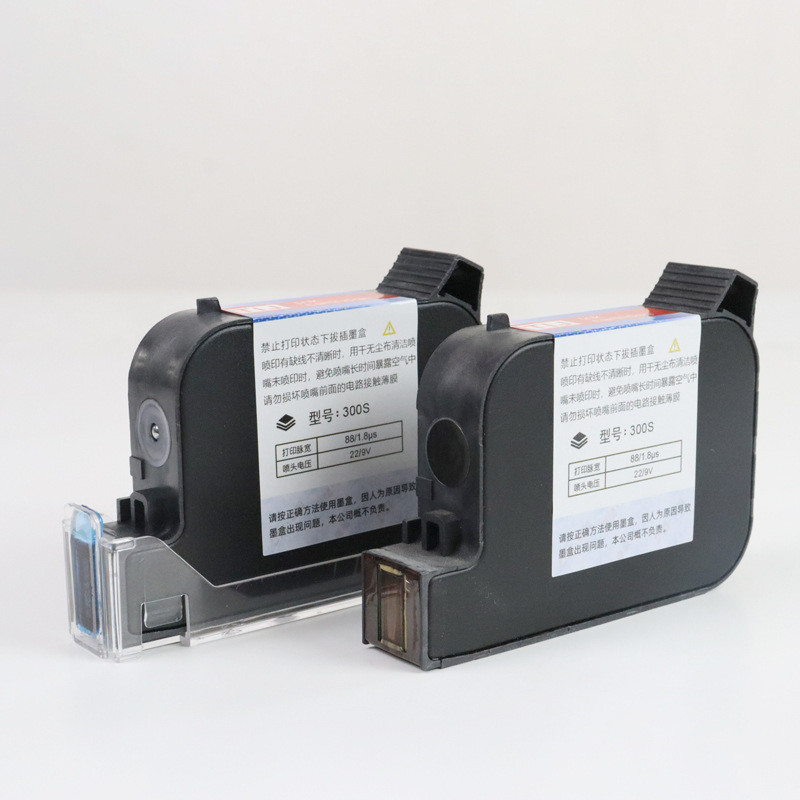 3 Pack 12.7mm Solvent Ink Cartridge Black Fast Dry TIJ 2.5 for Handheld Inkjet