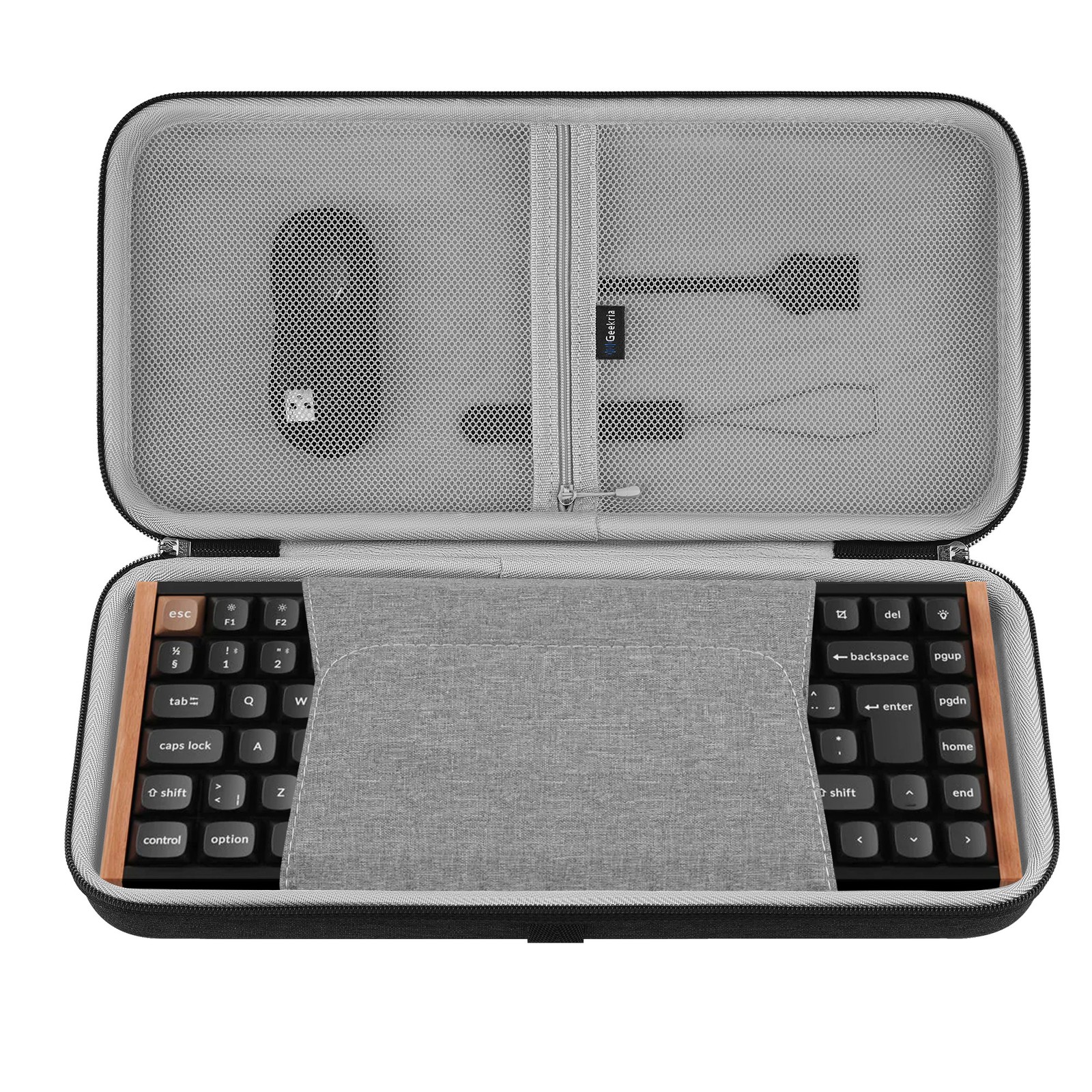 Geekria Keyboard case for Keychron K2 75% Compact 84 key Keyboard case