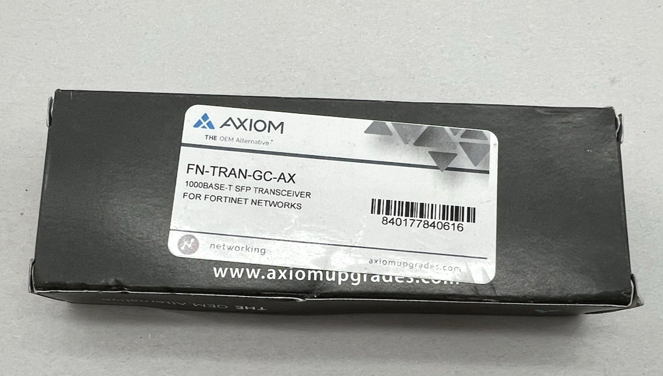 AXIOM FN-TRAN-GC-AX 10GB SFP+ transceiver module for Fortinet Networks