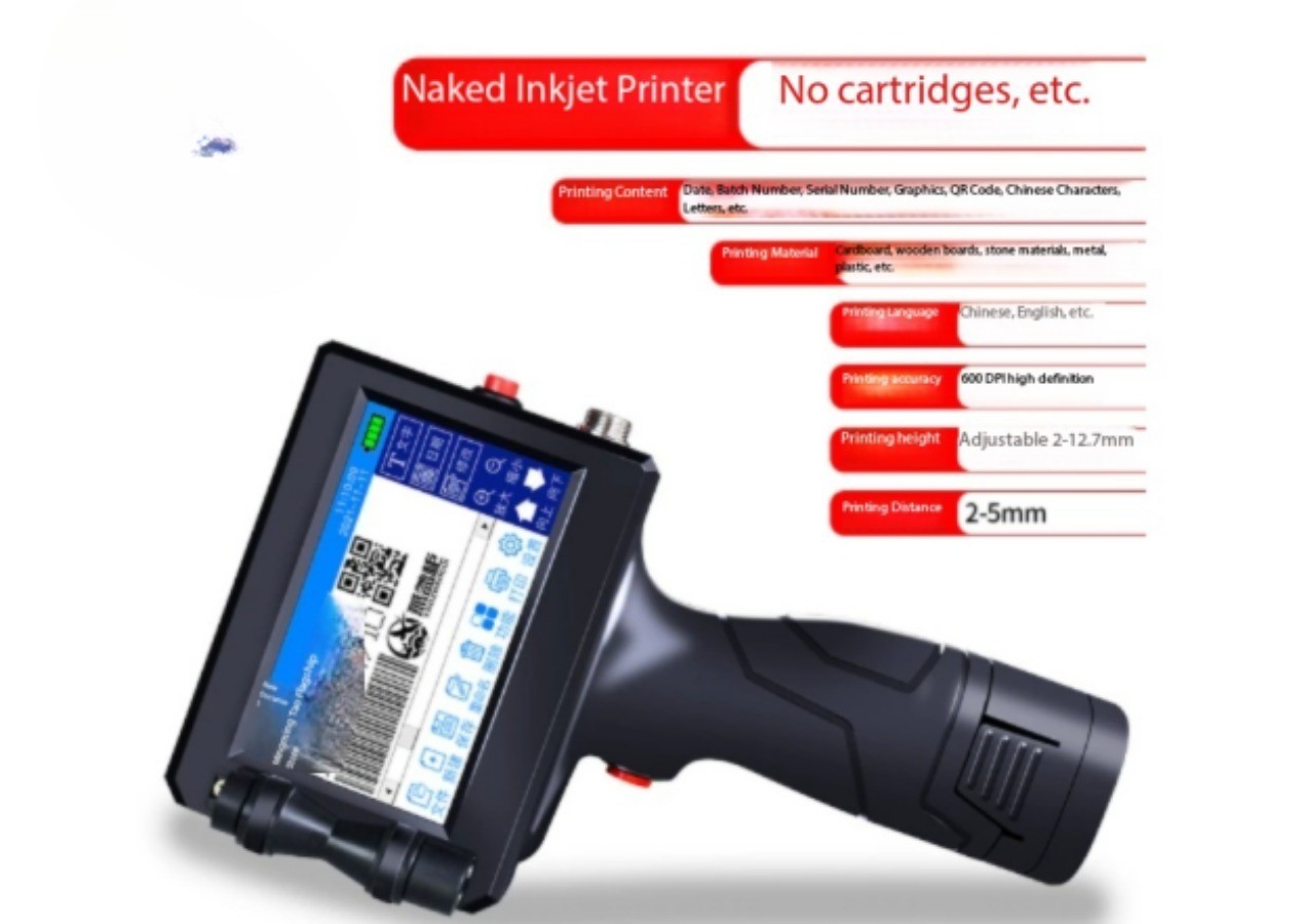 New Handheld Intelligent Inkjet Printer, Handheld Production Date Coding Machine