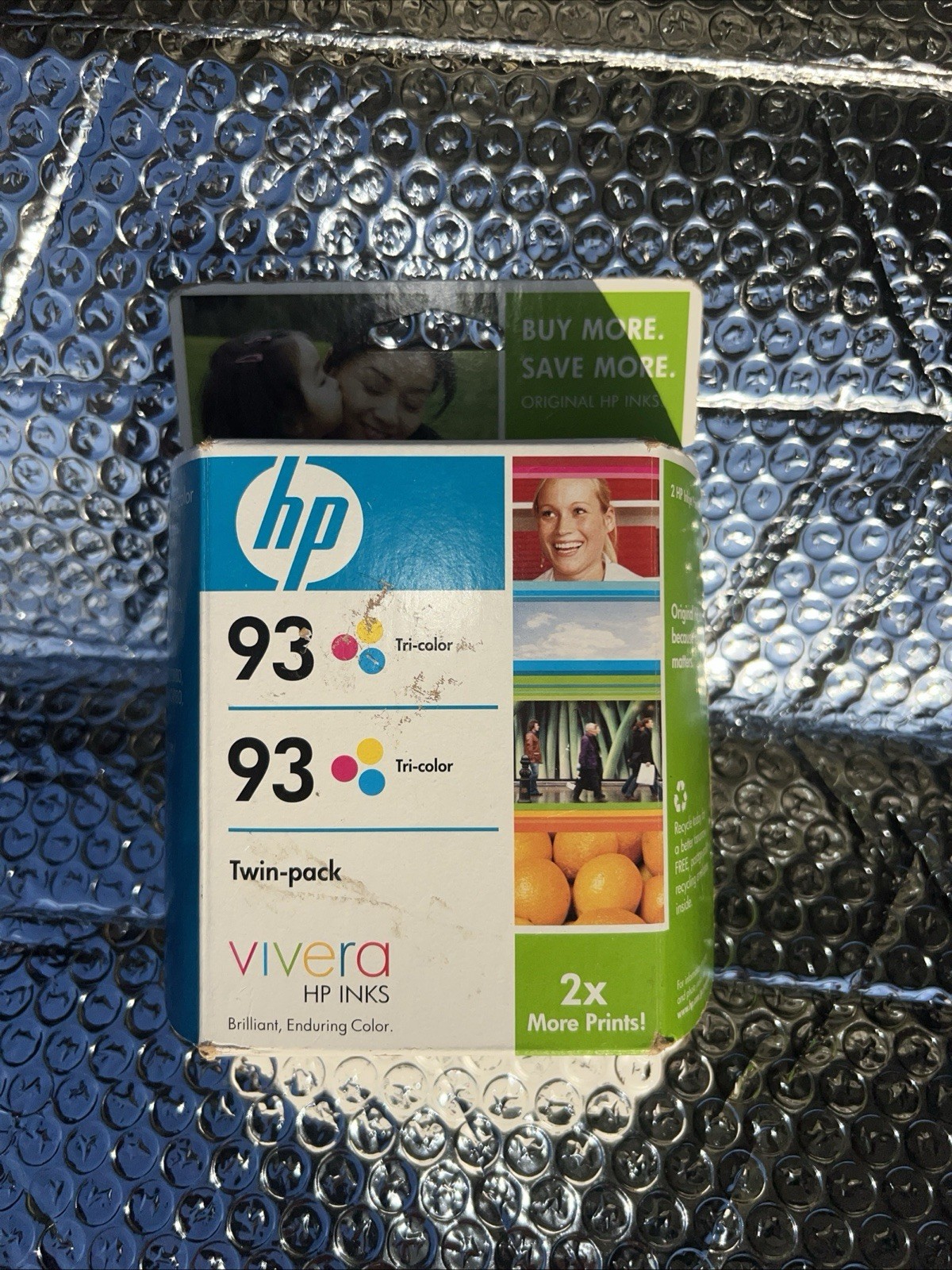 Two 93 Tri-color Printer Ink Cartridges C9513FN NEW. Exp 2009 Unopened Box.