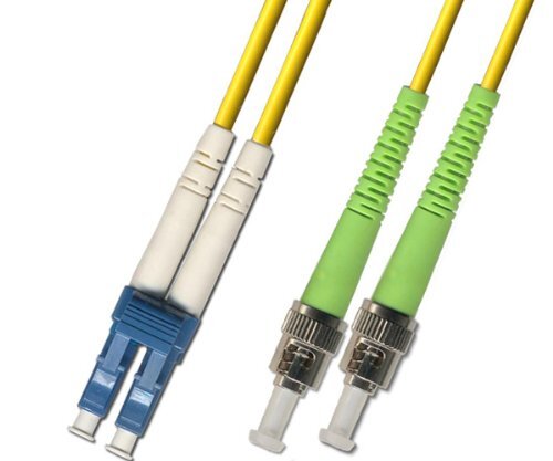 2M Singlemode Duplex Fiber Optic Cable 9/125 LC UPC ST APC Patch Cable Network