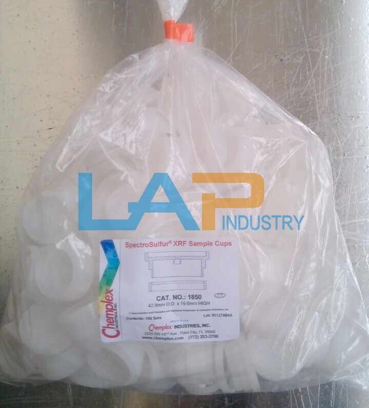QTY:100 New For 1850 XRF Spectrometer Sample Cups ROHS Test Cups Test Boxes